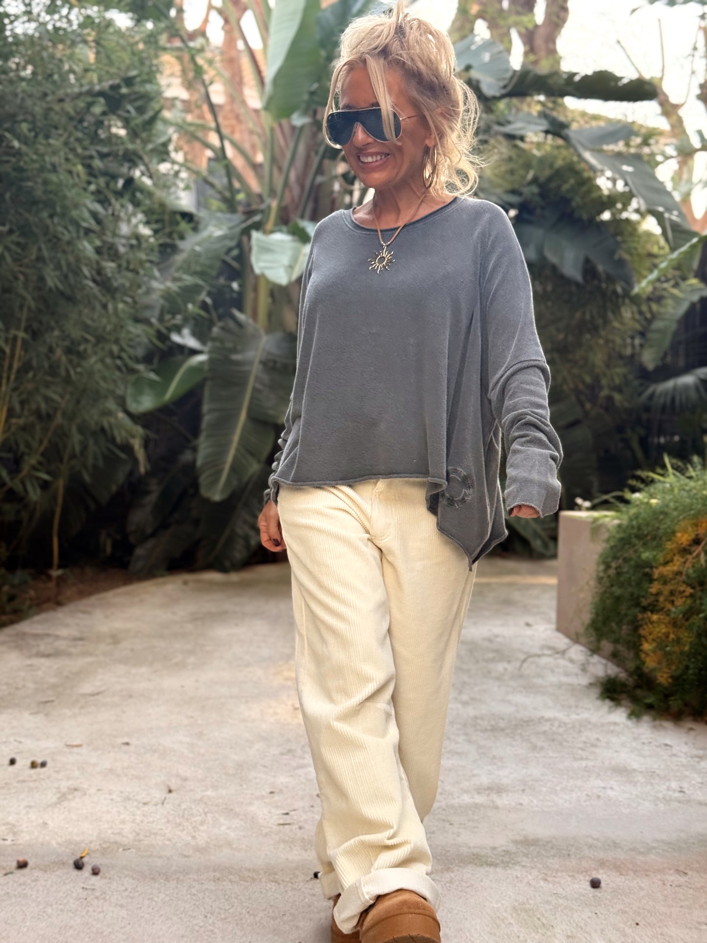 CAMISETA DESGASTADA OVERSIZE DANI MULTICOLOR