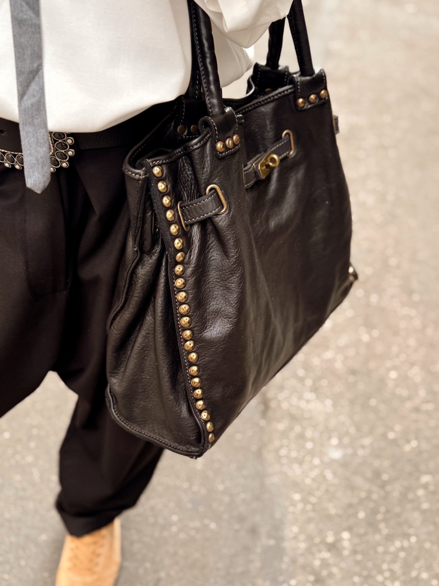 BOLSO DE PIEL SYDNEY MULTICOLOR