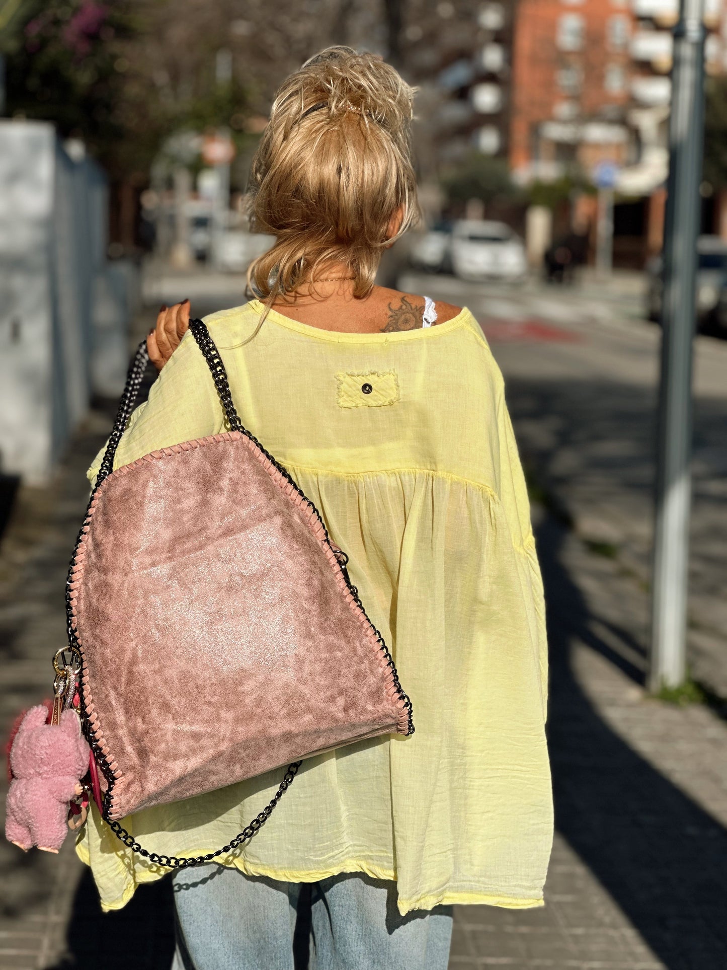 BLUSA SUPER OVERSIZE LUPA MULTICOLOR