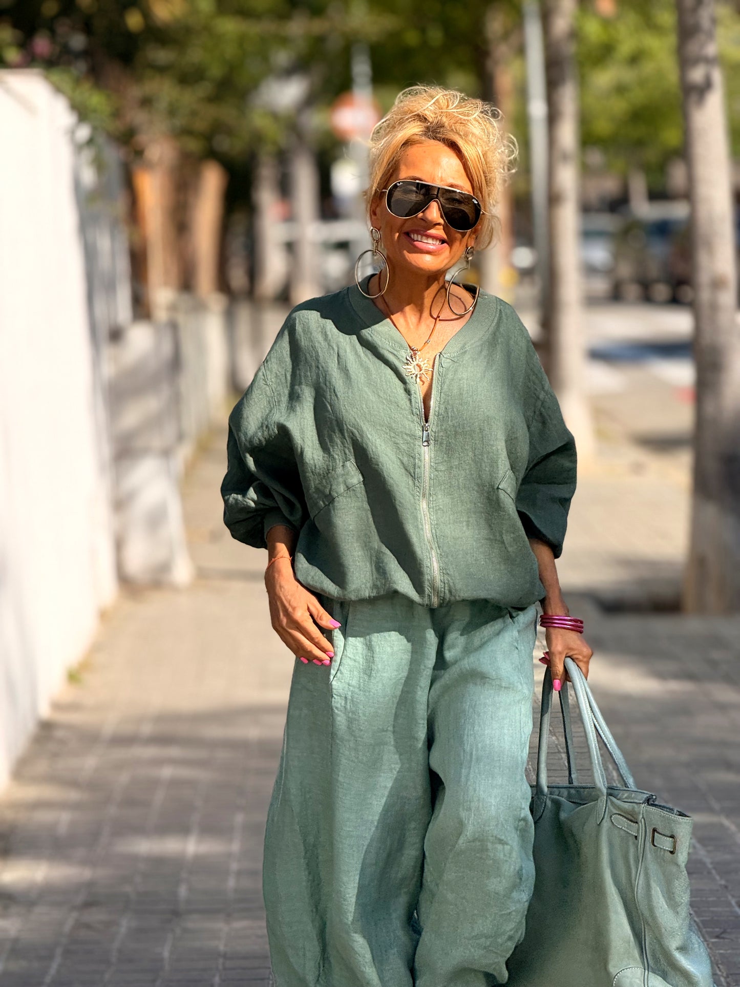 BOMBER LINO CAMILLE MULTICOLOR