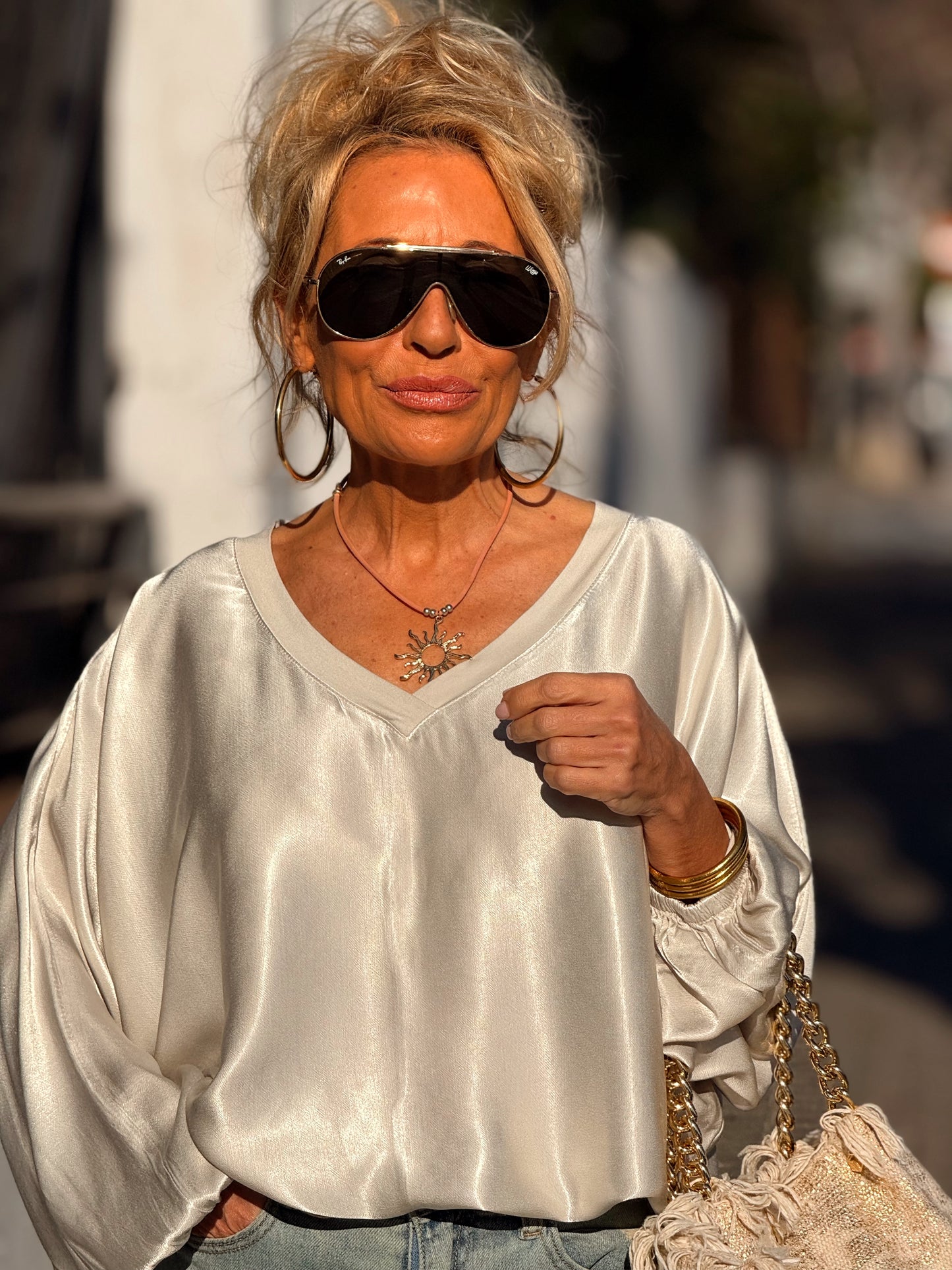 BLUSA OVERSIZE ZIGGY MULTICOLOR