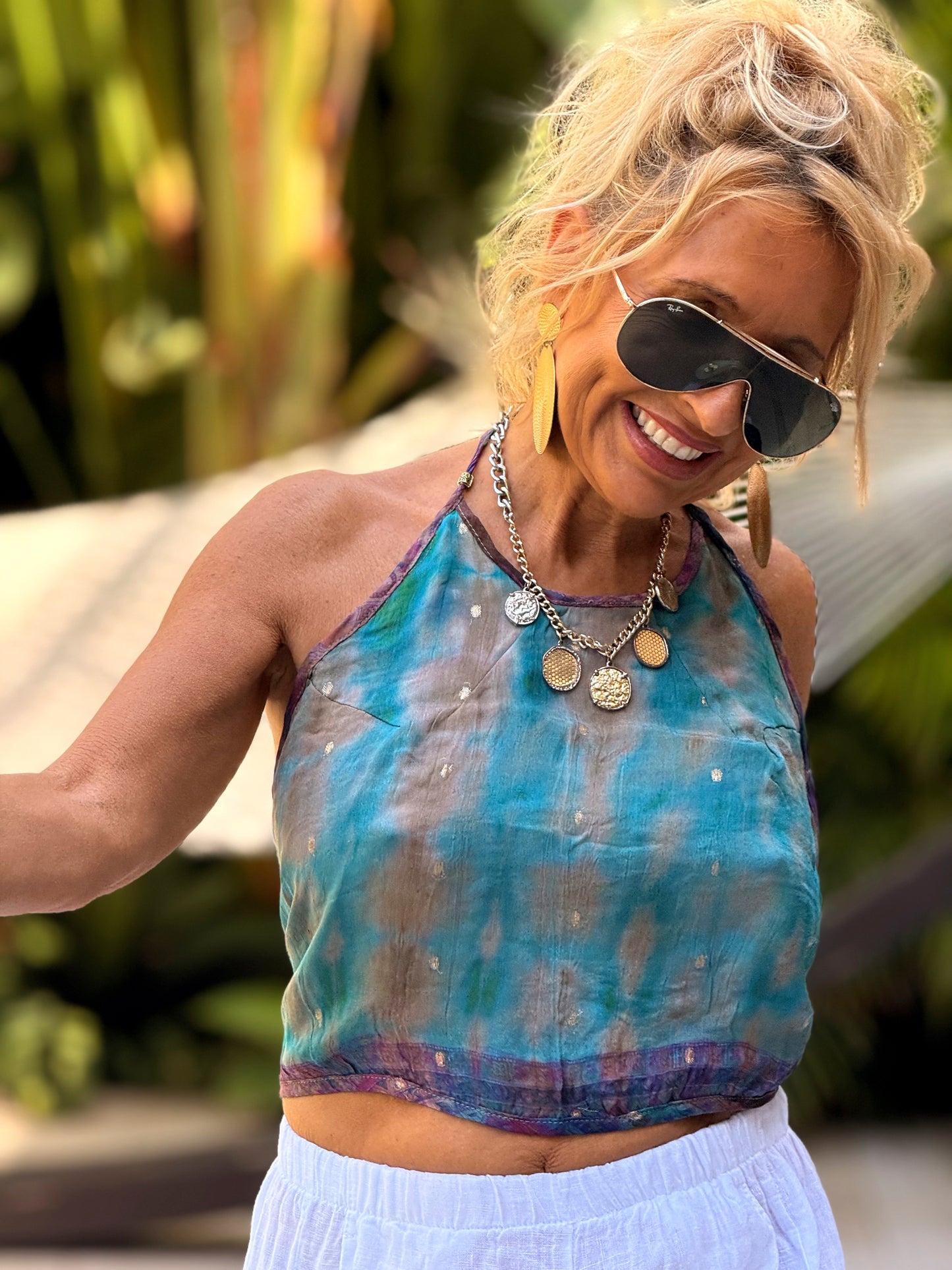 TOP CORTO INDY MULTICOLOR