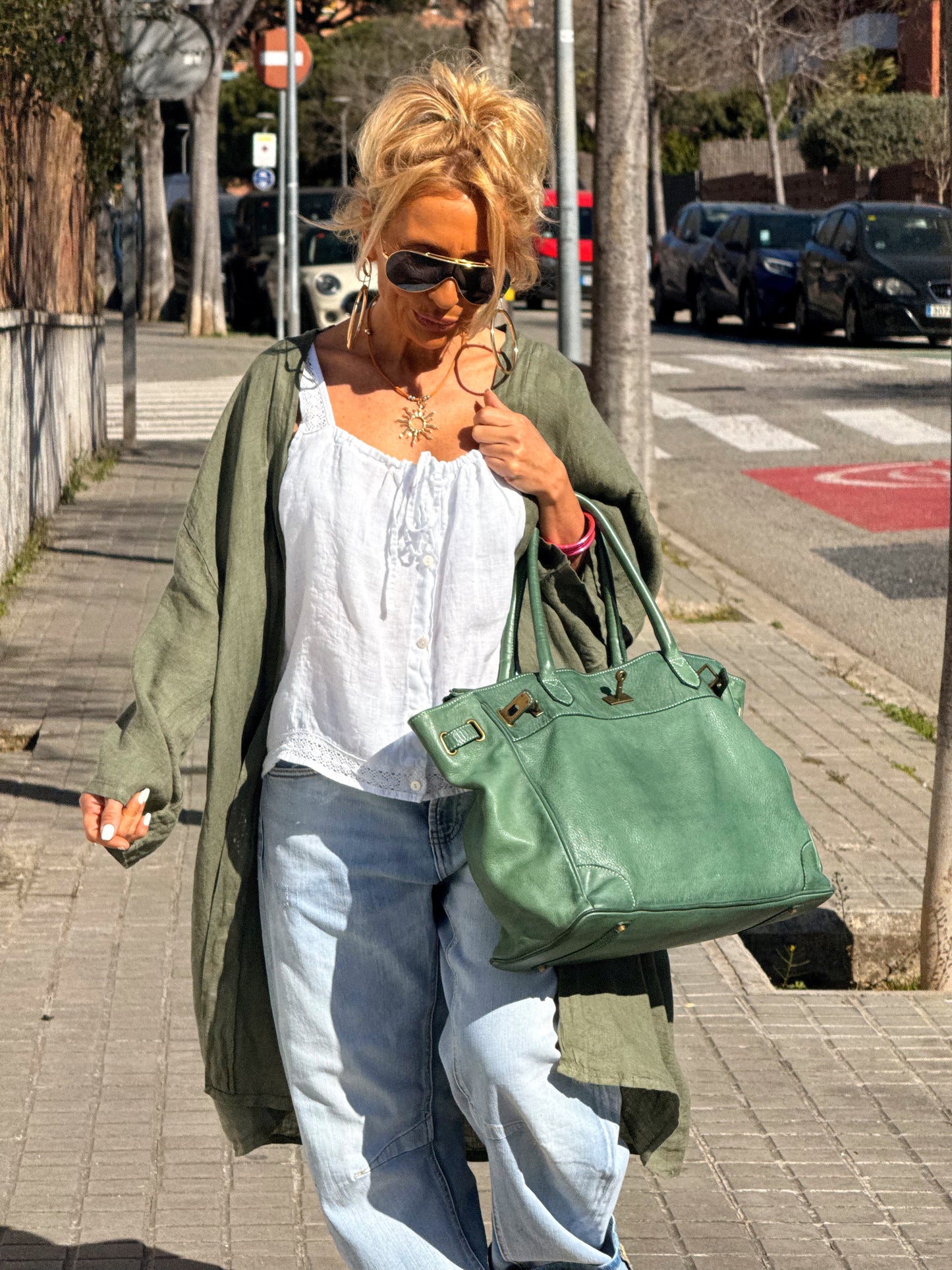 CHAQUETA LINO BETTY MULTICOLOR