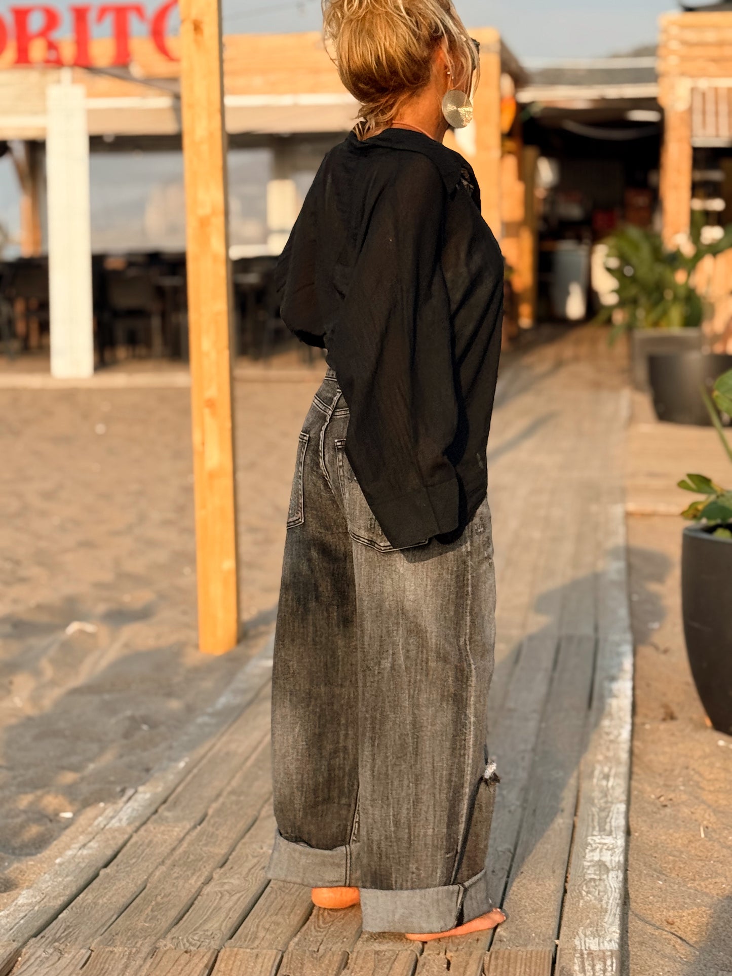 JEANS VAQUEROS JADE GRIS