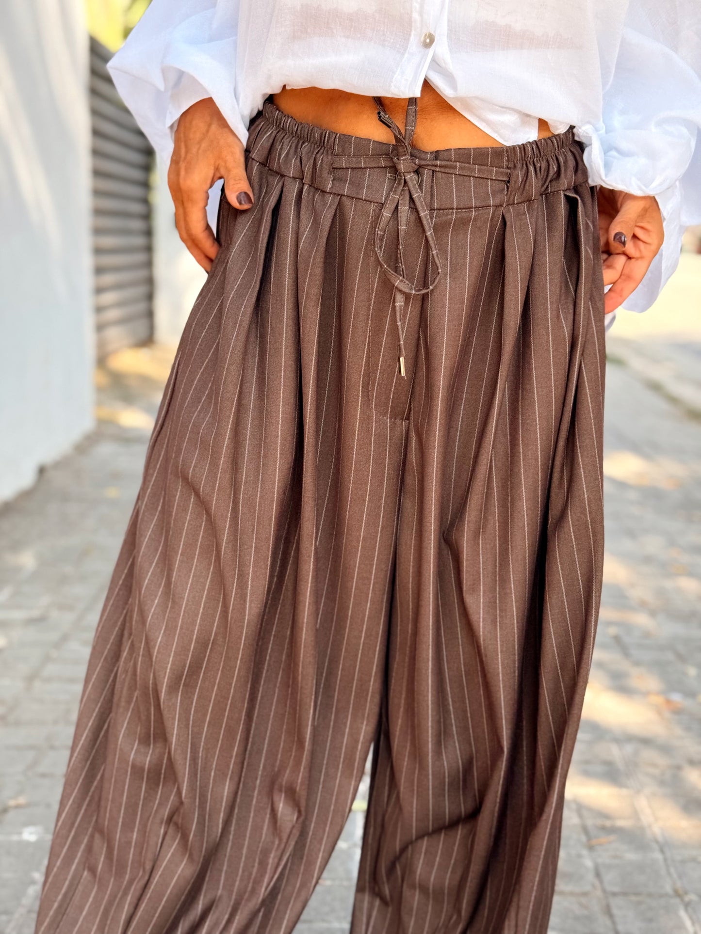 PANTALON OVERSIZE RAYAS MULTICOLOR