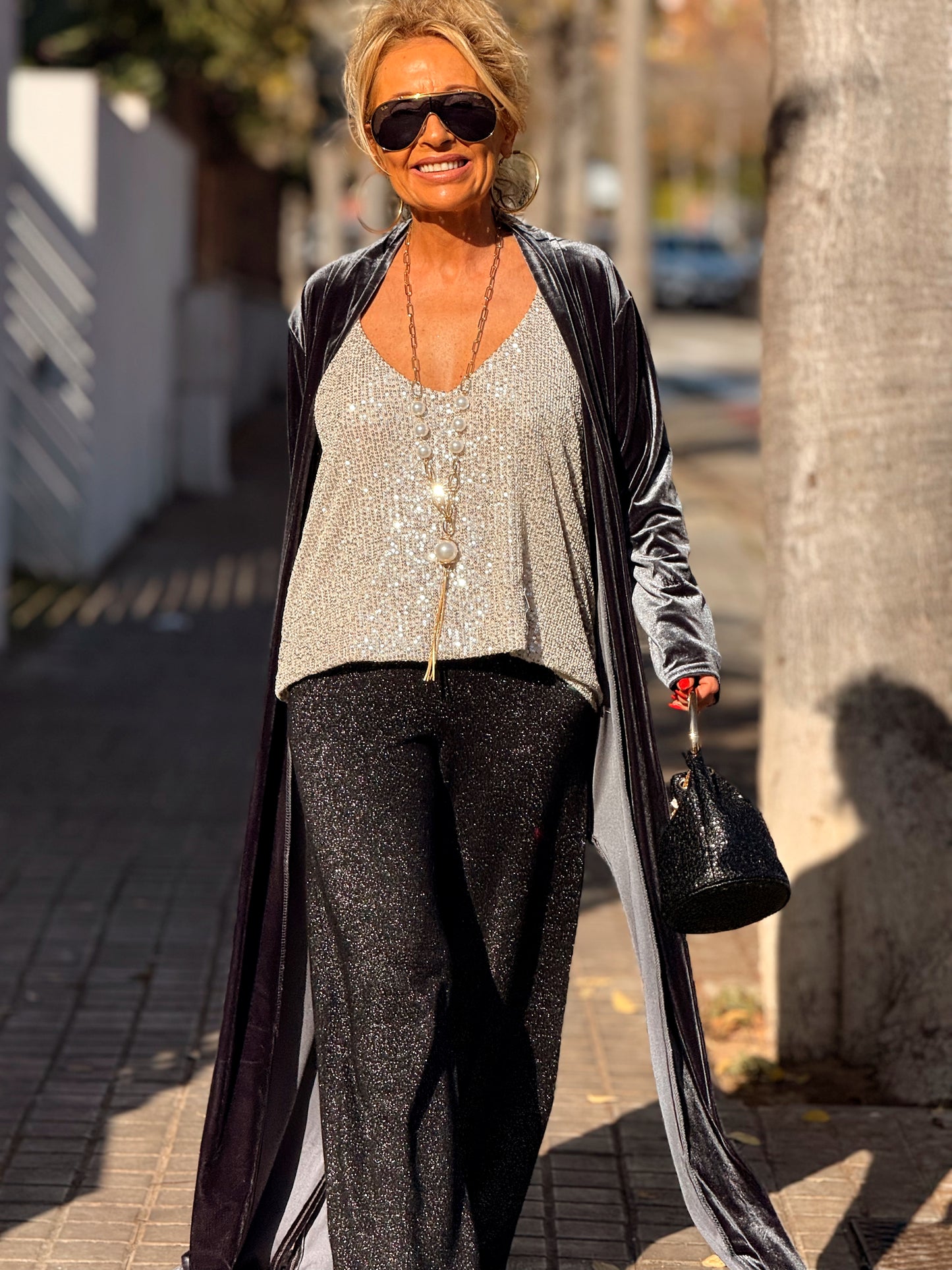 KIMONO LARGO OVERSIZE TERCIOPELO MULTICOLOR