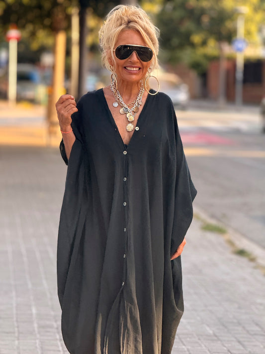 VESTIDO- TÚNICA SUPER OVERSIZE SANDRINE MULTICOLOR