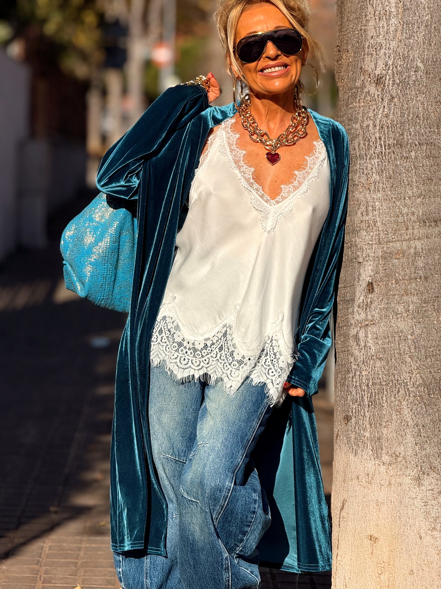 KIMONO TERCIOPELO MULTICOLOR