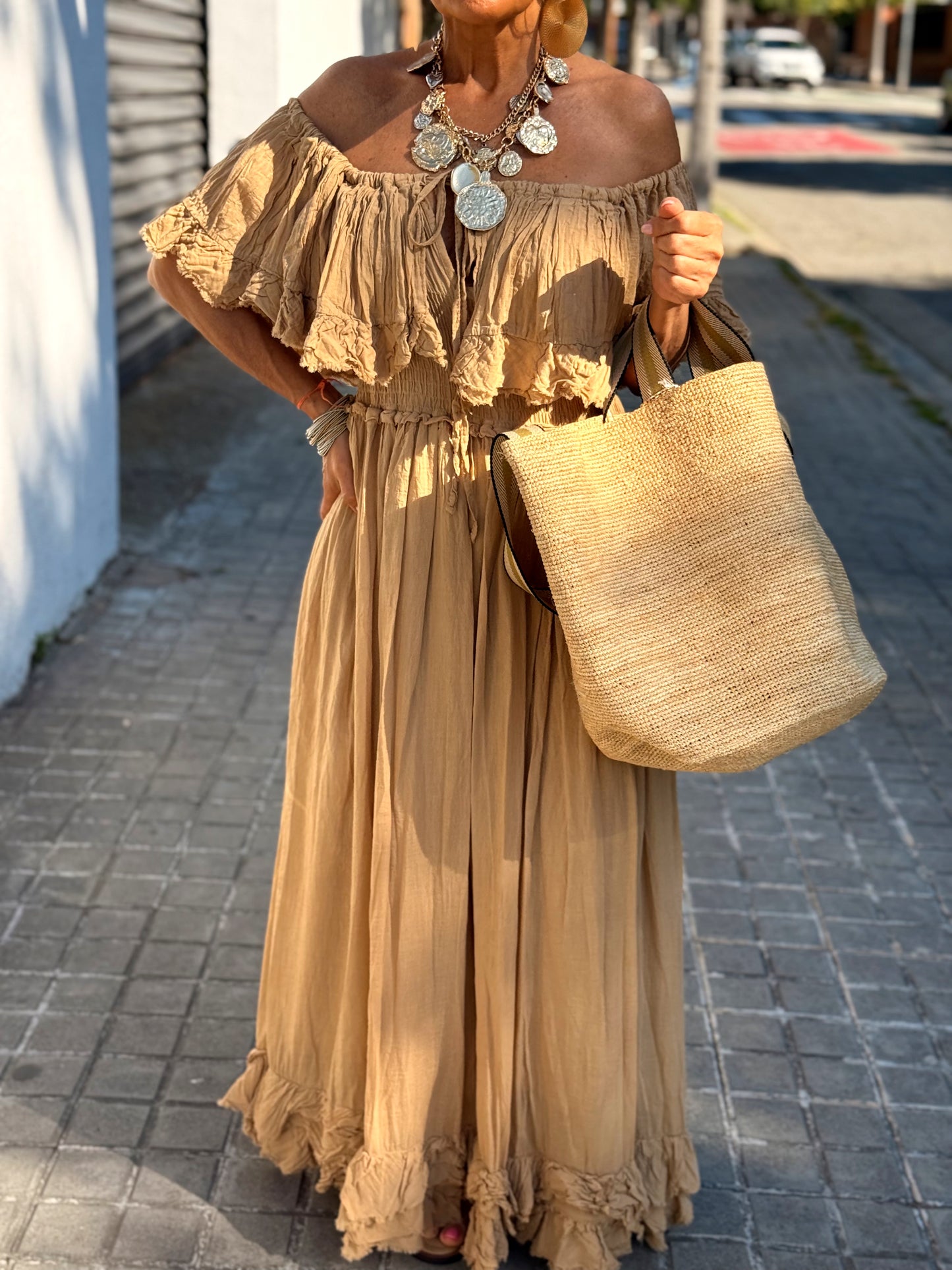 VESTIDO BOHO MULTICOLOR