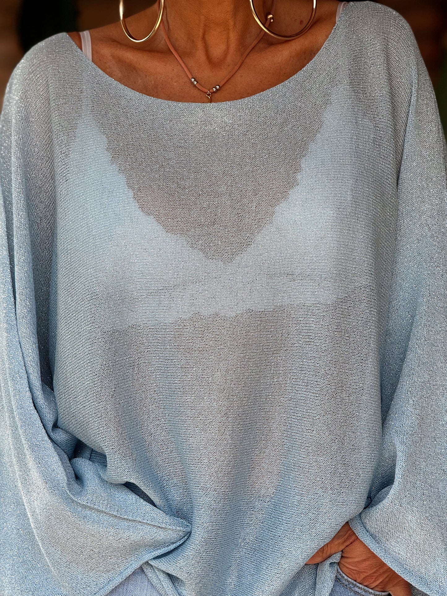 JERSEY BRILLANTE SUPER OVERSIZE ARLETTE MULTICOLOR