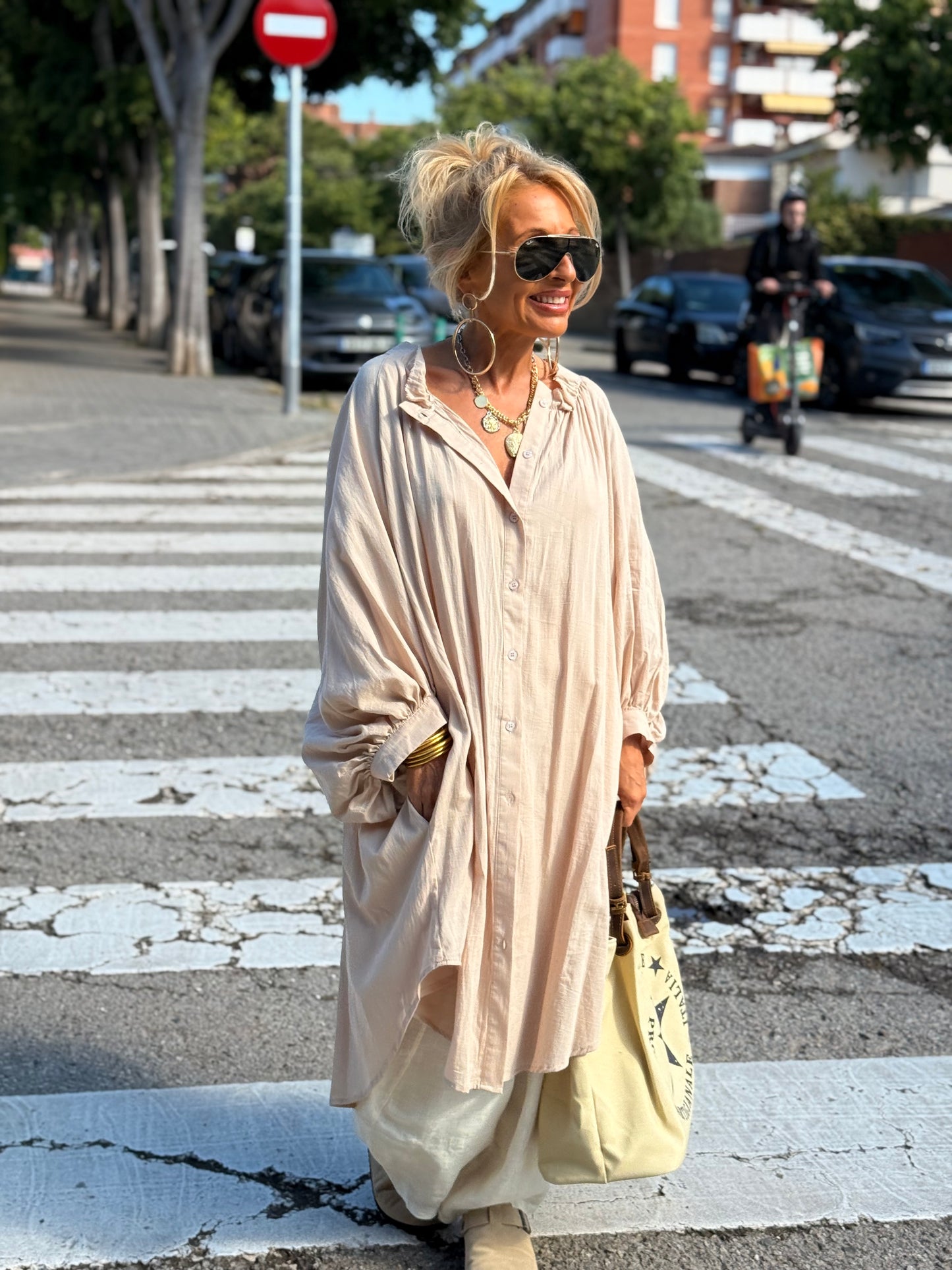 VESTIDO OVERSIZE NINA MULTICOLOR