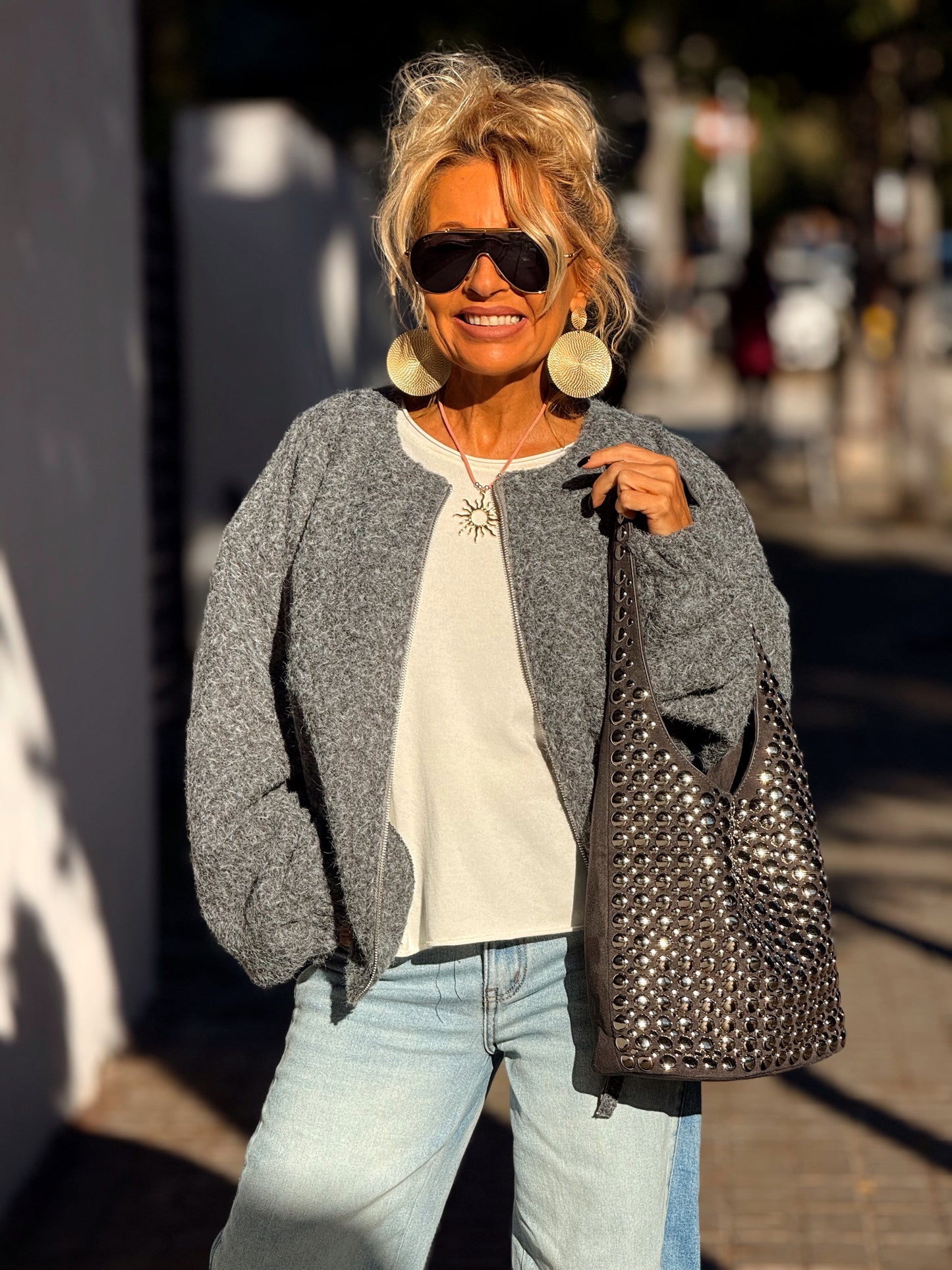 BOMBER DELIA MULTICOLOR