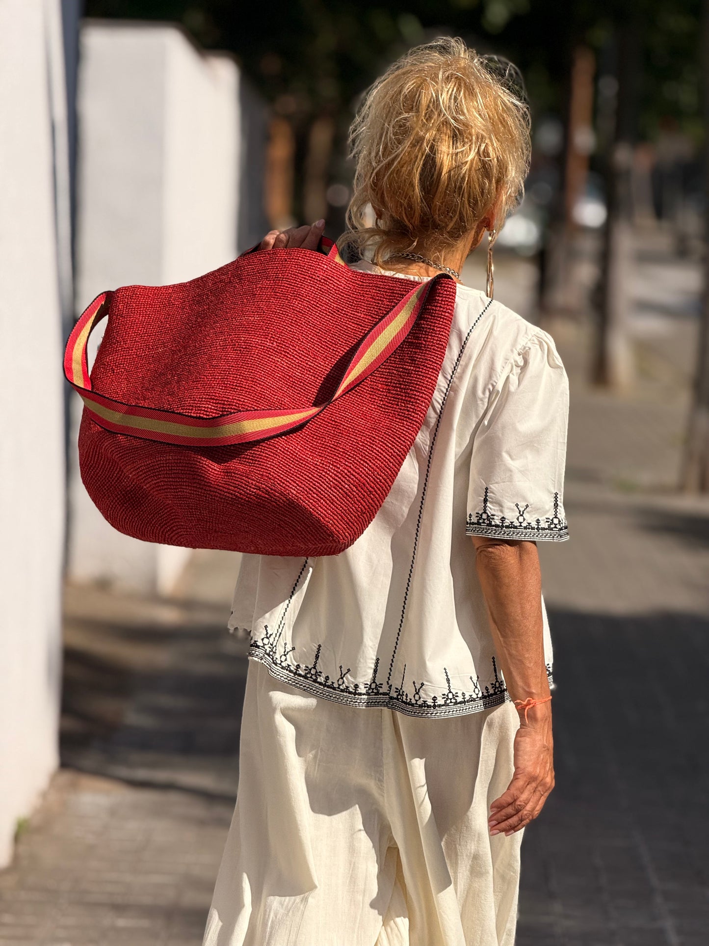 BOLSO CESTAS MULTICOLOR