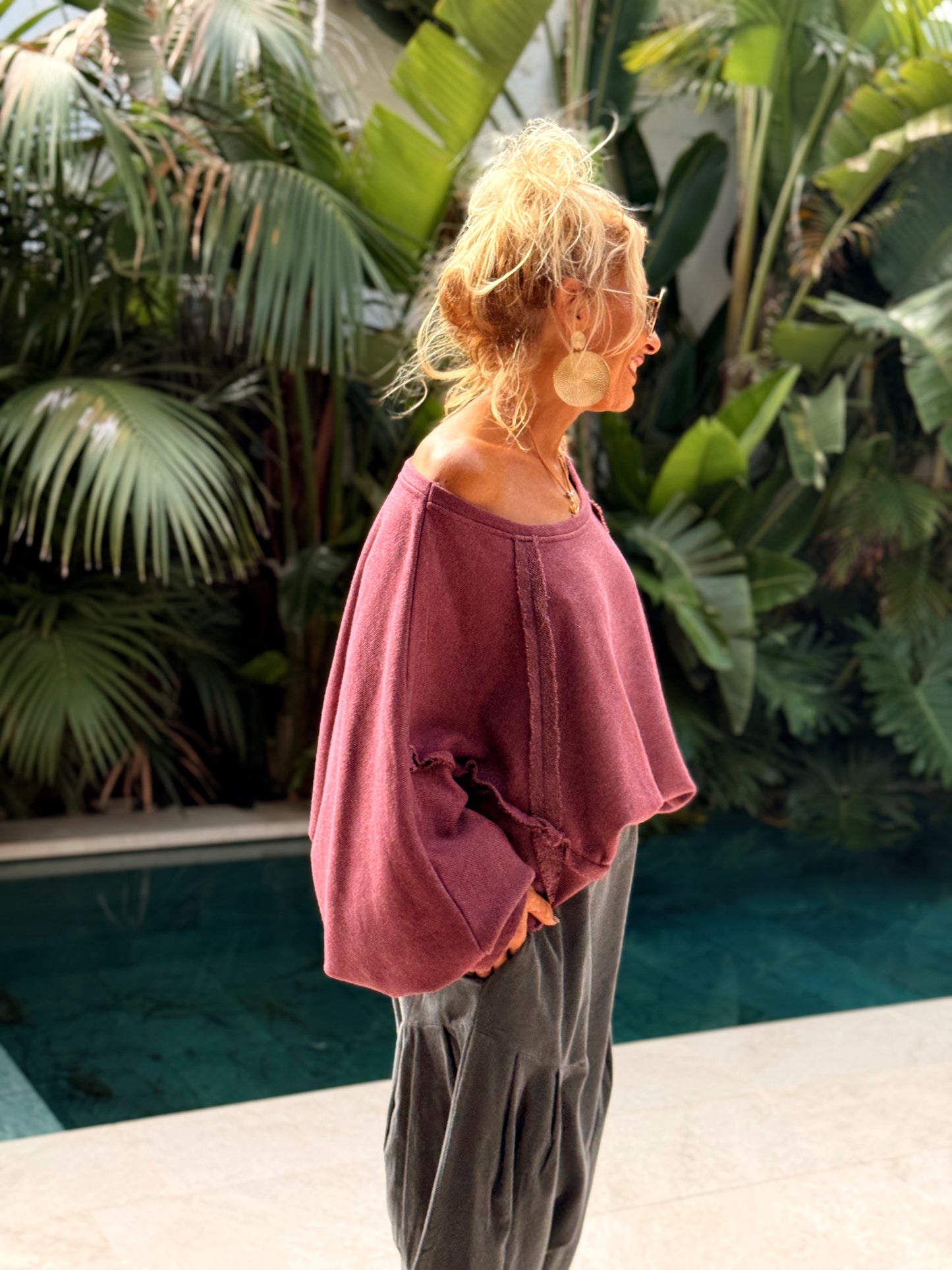 SUDADERA OVERSIZE MAELIS MULTICOLOR