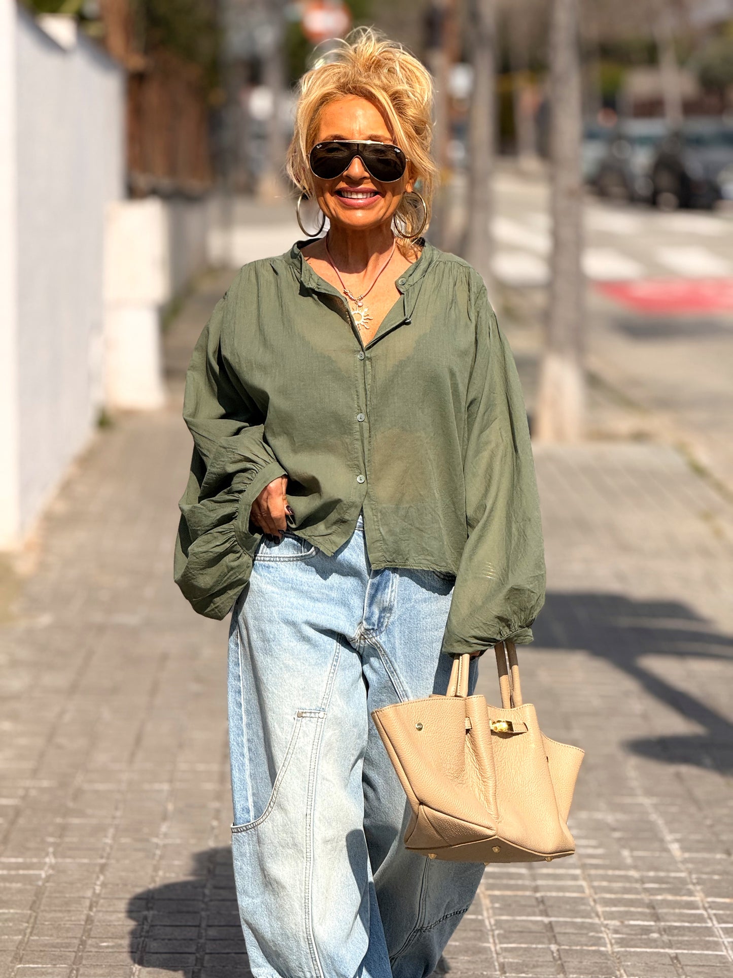 BOLSO POLIPIEL BEIGE