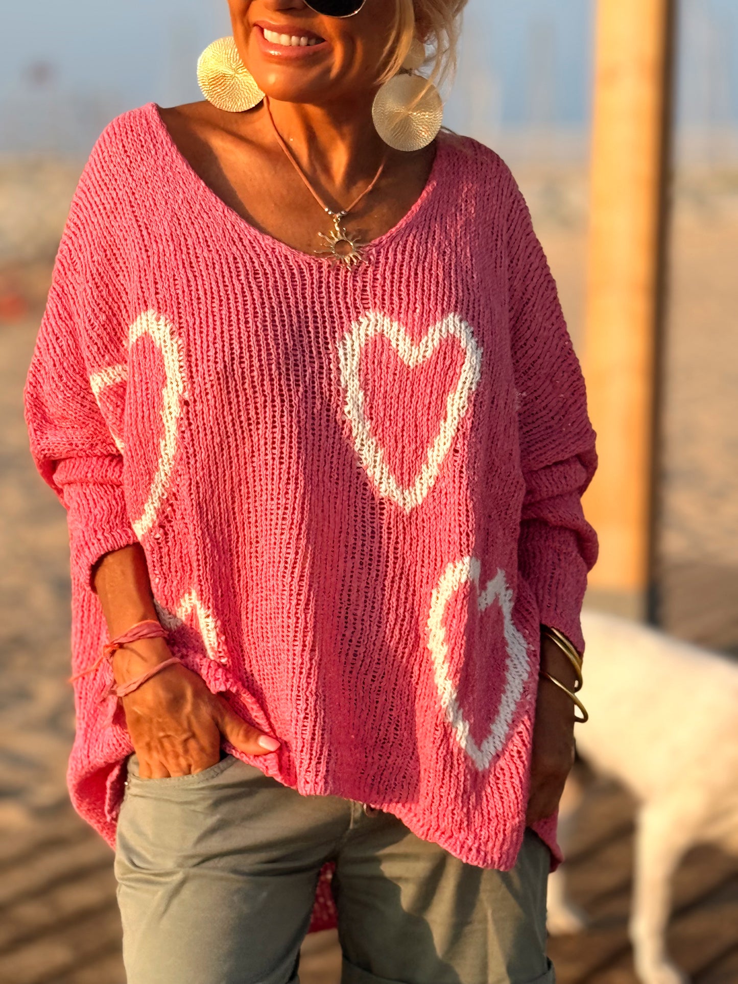 JERSEY ASIMÉTRICO CORAZÓN MULTICOLOR