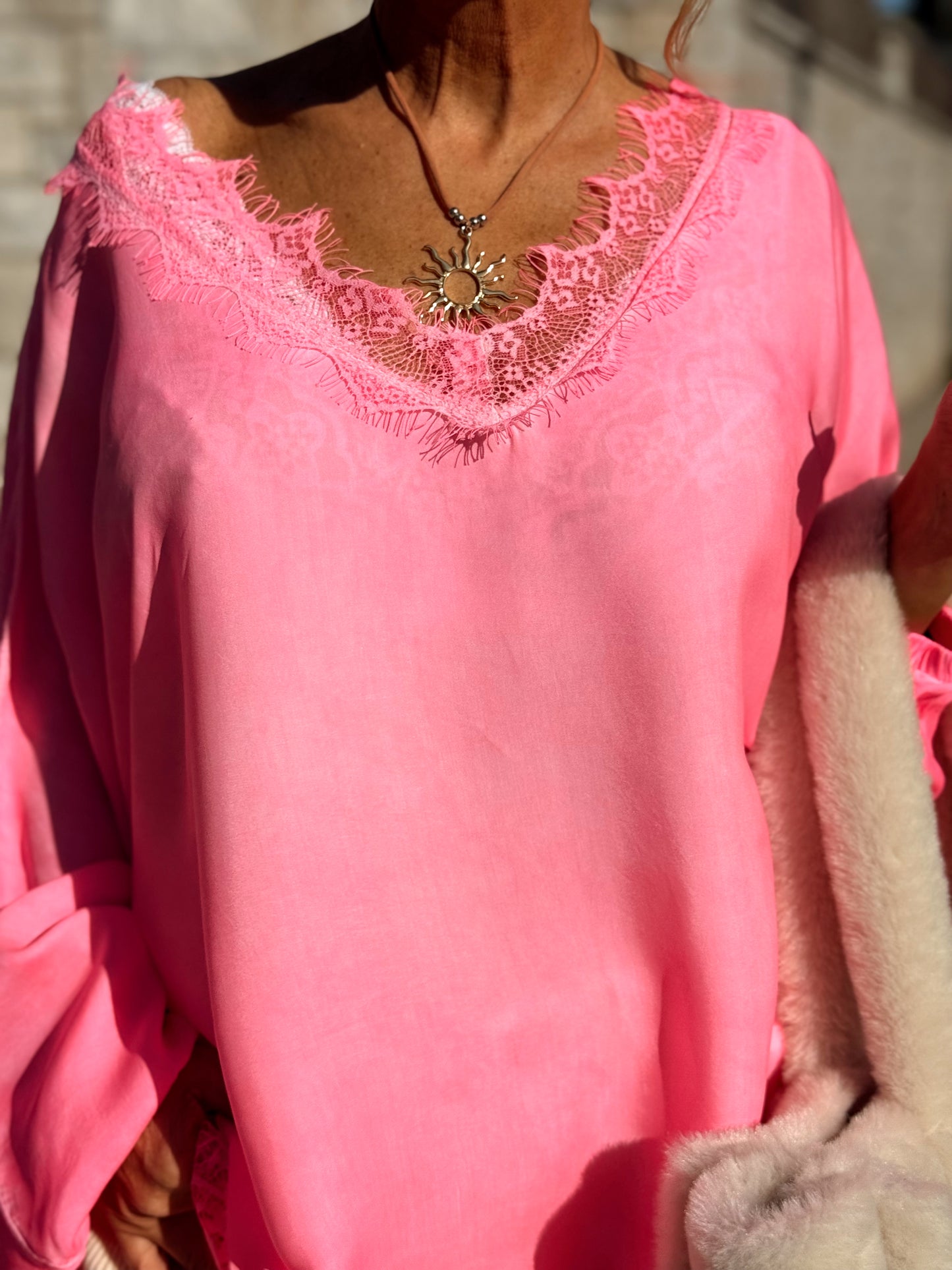 BLUSA OVERSIZE LENCERO PAULA MULTICOLOR