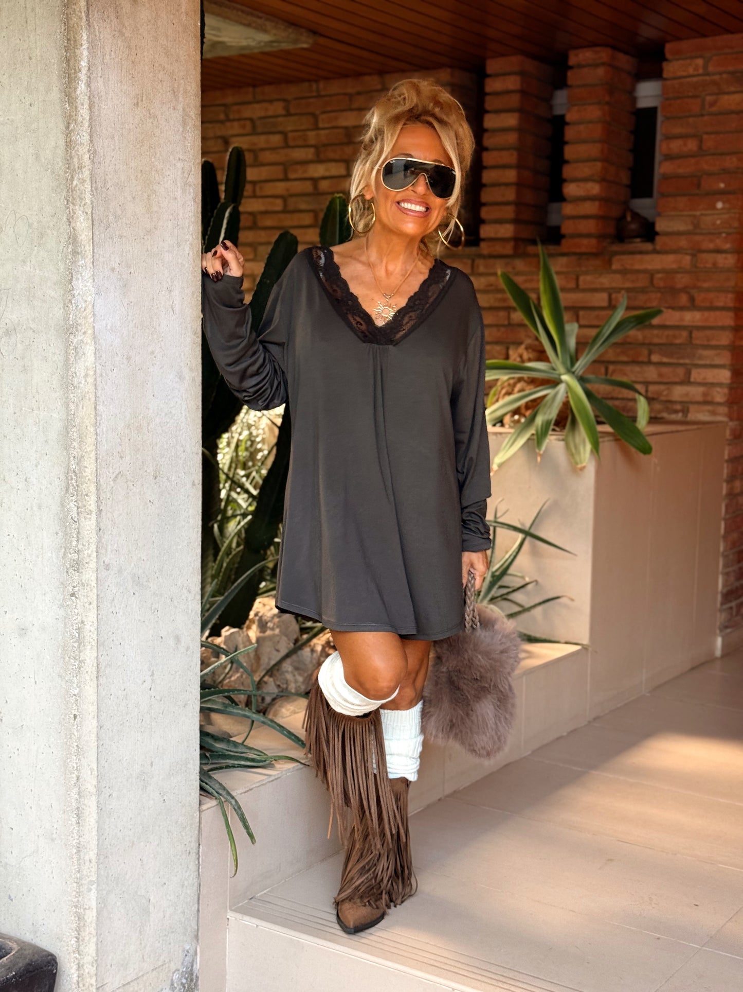 CAMISETA LENCERO SUPER OVERSIZE ESTHER MULTICOLOR