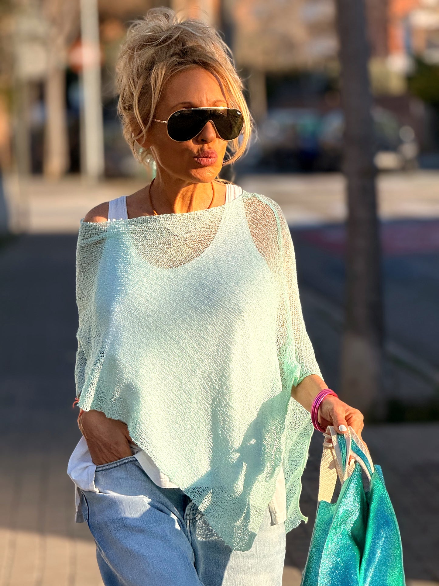 CAPA OVERSIZE ANNY MULTICOLOR
