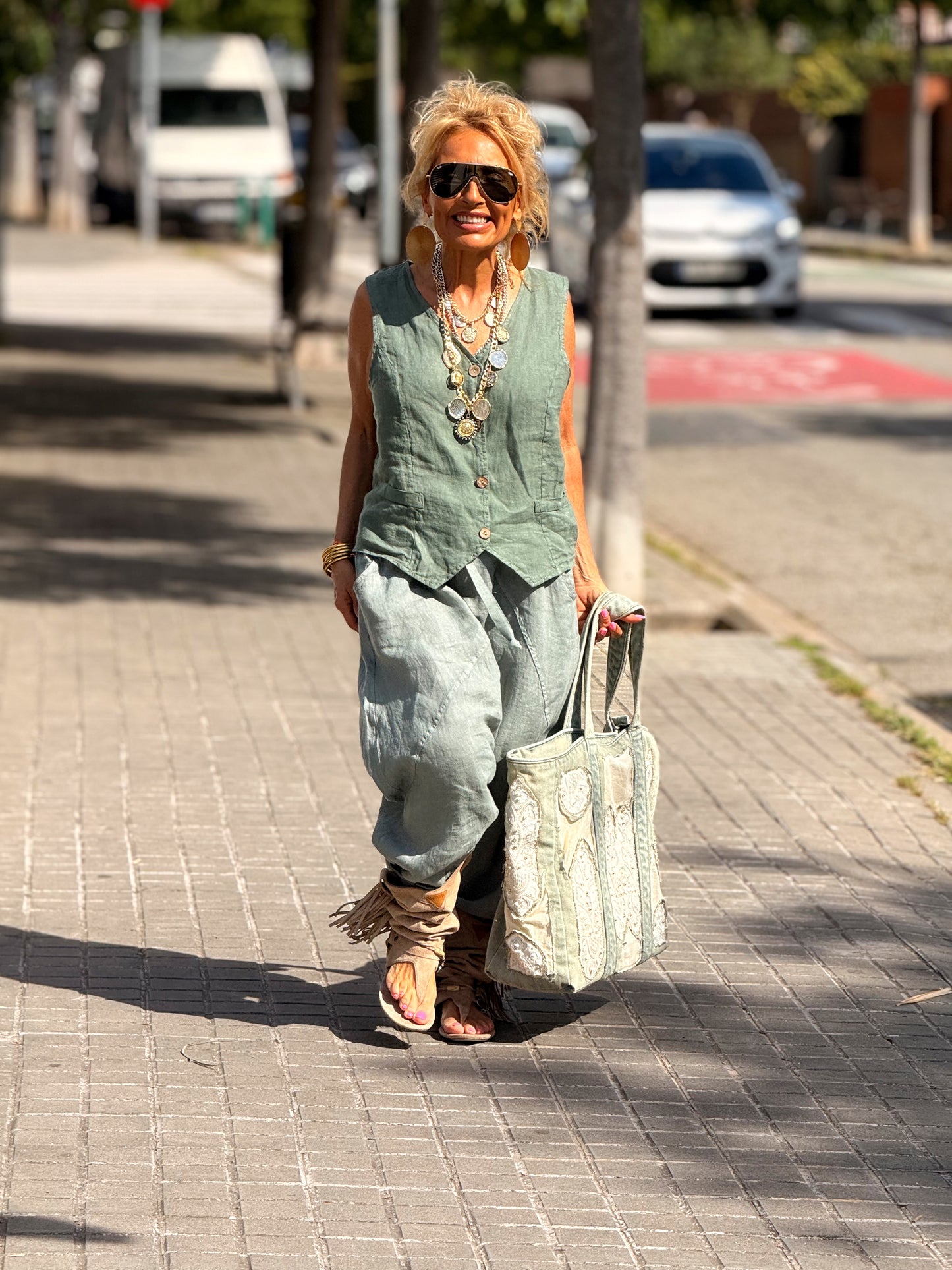 CHALECO ANOUK MULTICOLOR