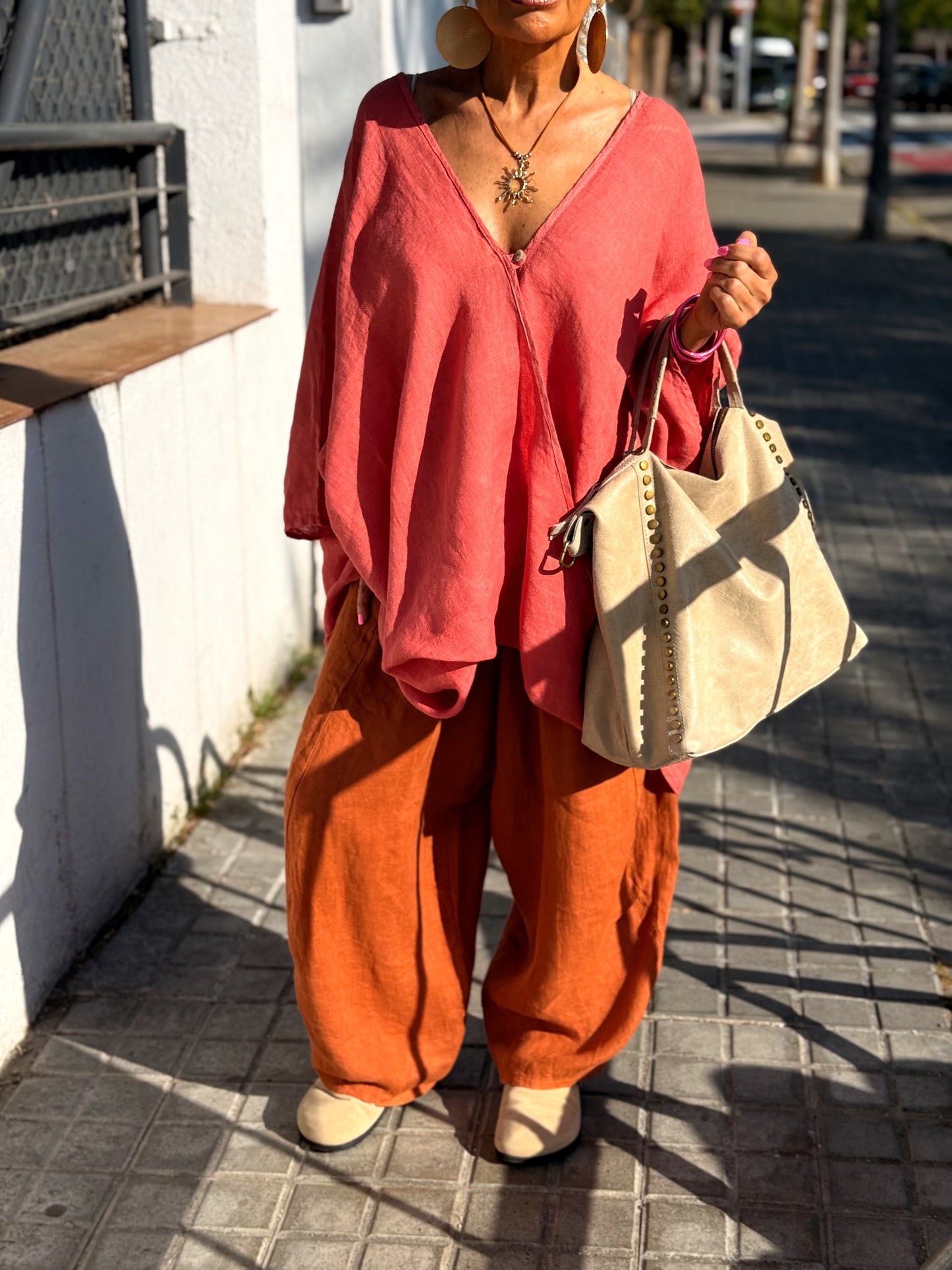 BLUSA SÚPER OVERSIZE MARIO MULTICOLOR