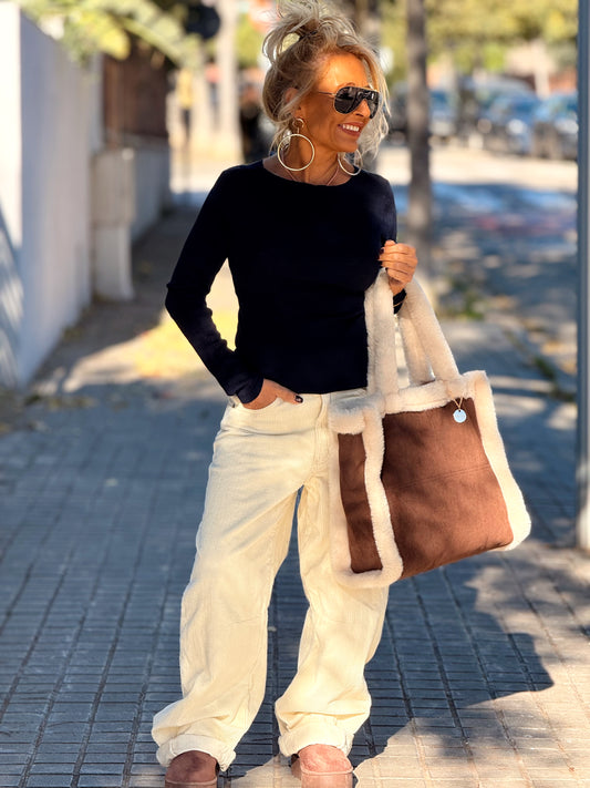 JERSEY DE PUNTO AJUSTADO MULTICOLOR