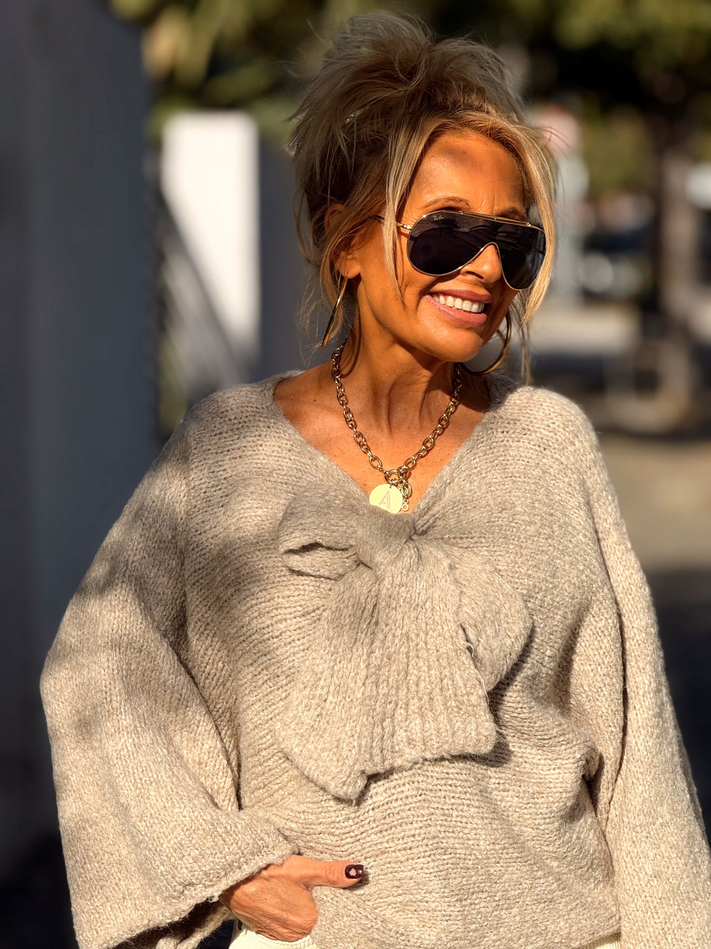 JERSEY CON LAZO MULTICOLOR