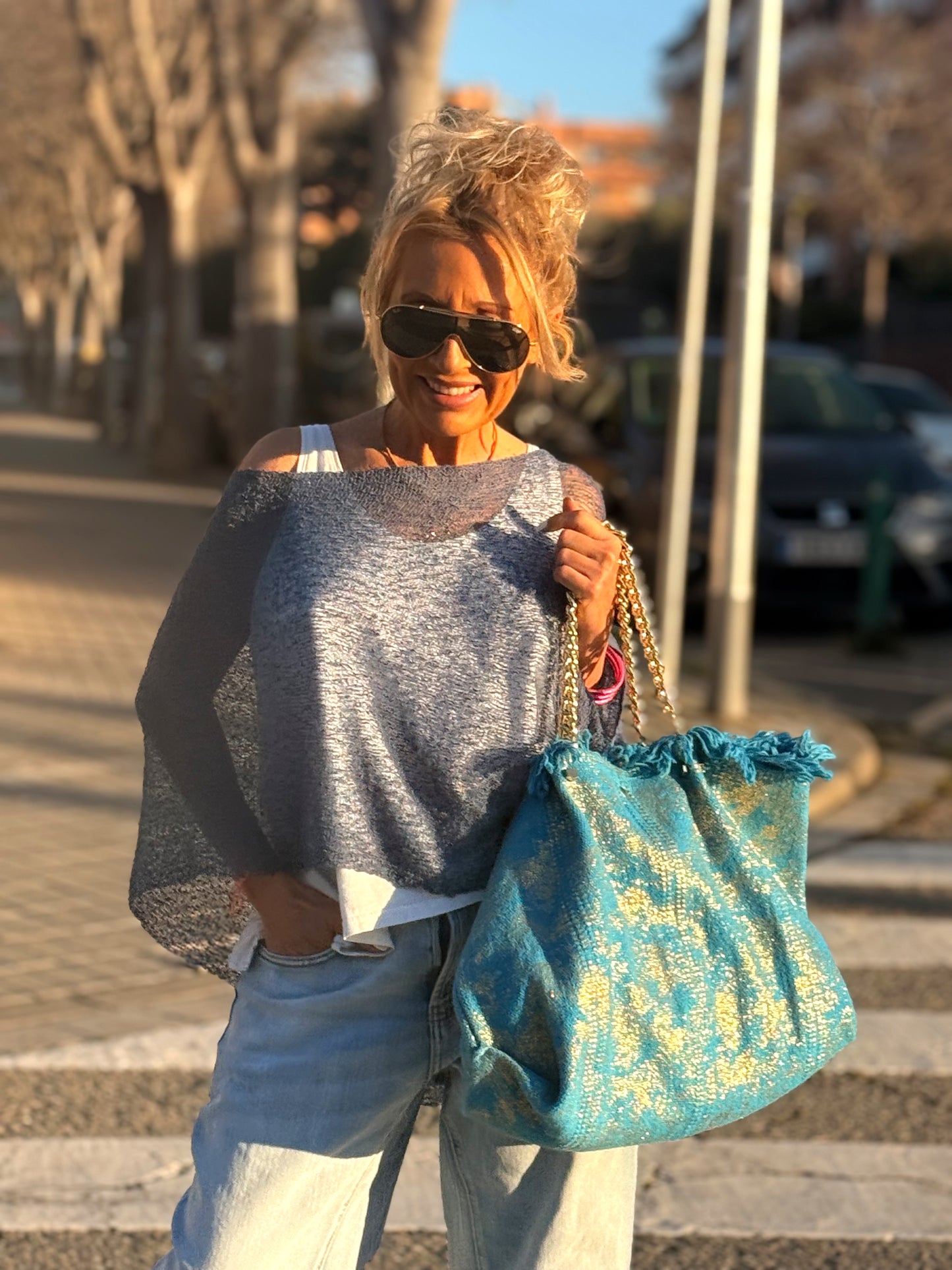 CAPA OVERSIZE ANNY MULTICOLOR