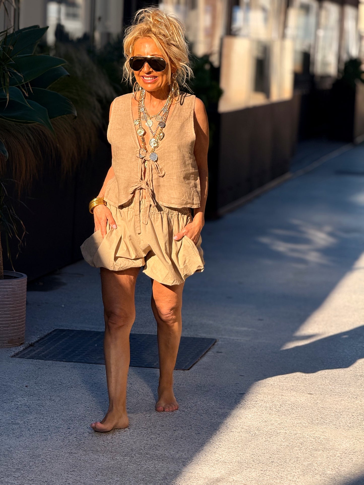 SHORT BOHO MULTICOLOR
