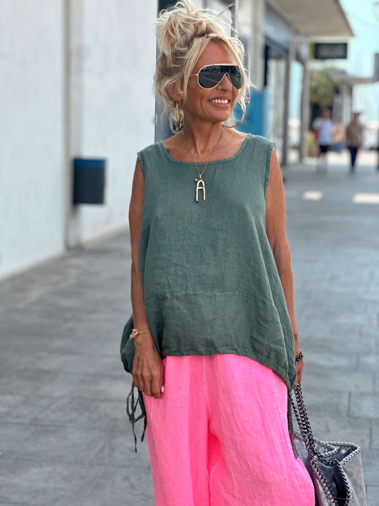 BLUSA LINO ARTHUR MULTICOLOR