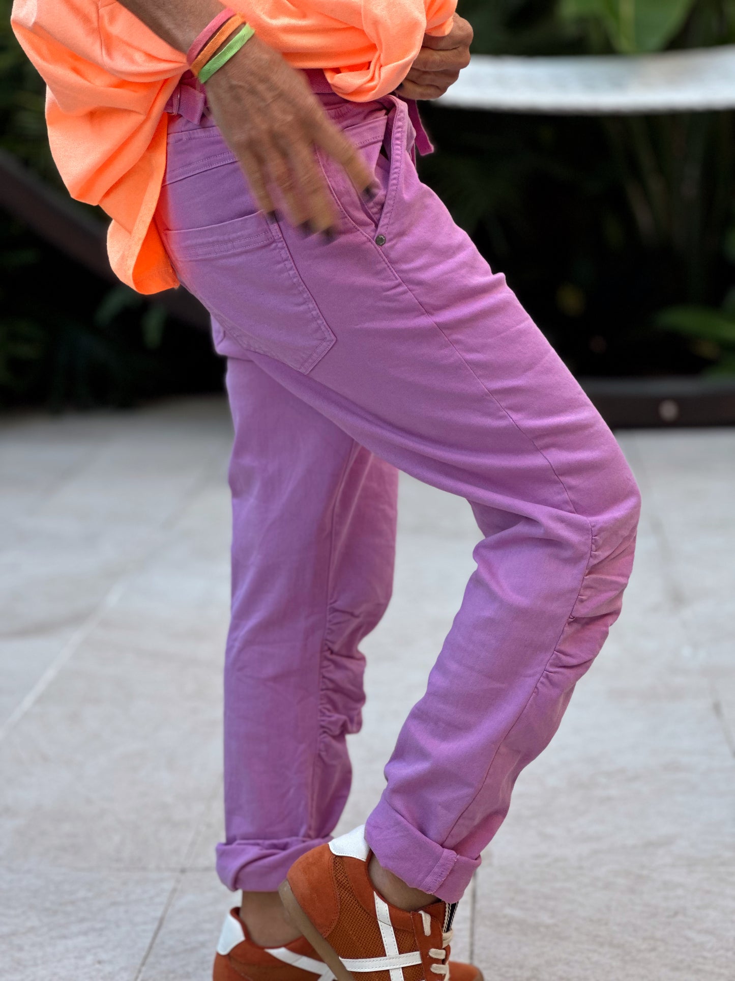 PANTALÓN BAGGY BONNY LILAS