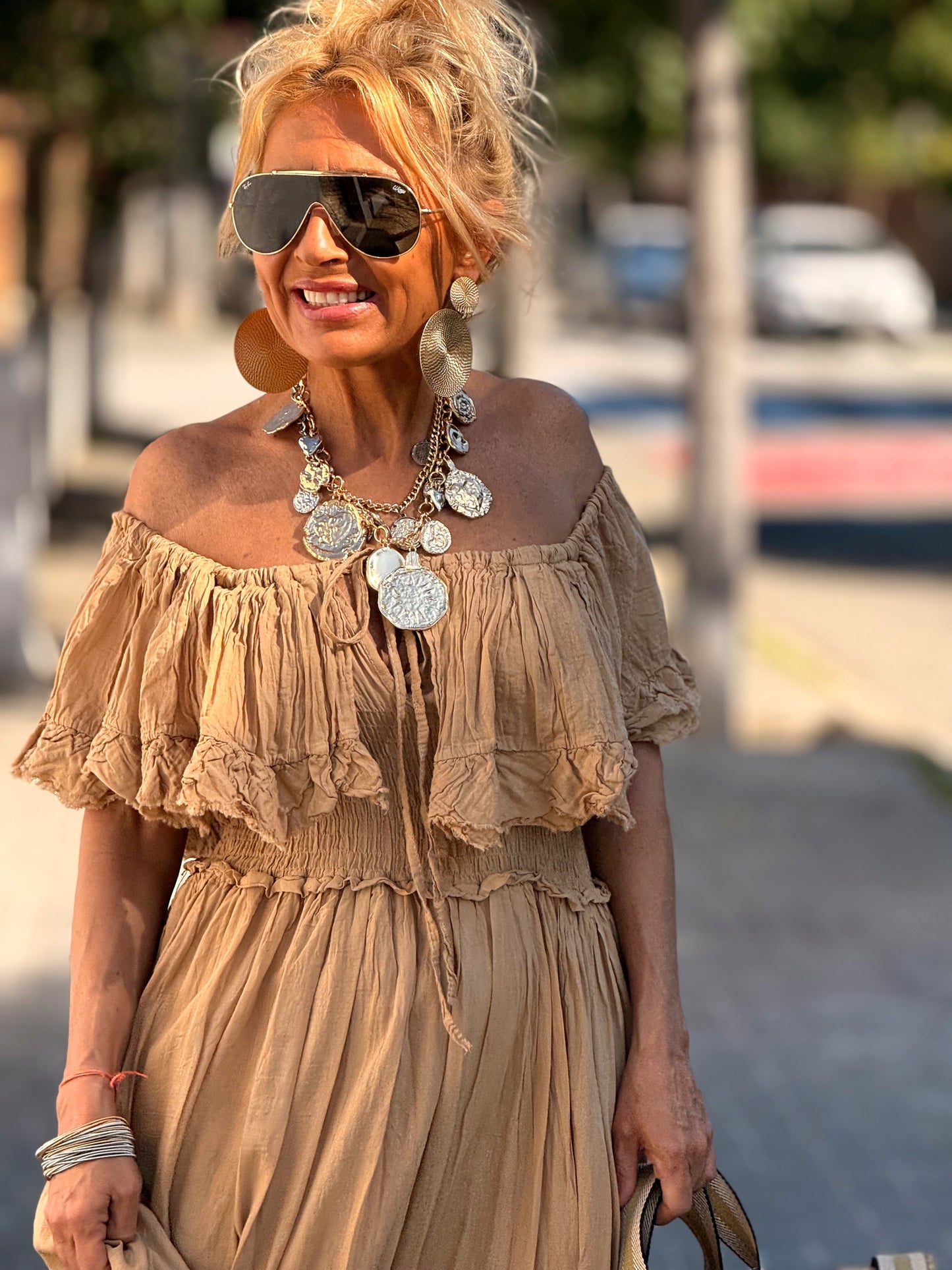 VESTIDO BOHO MULTICOLOR
