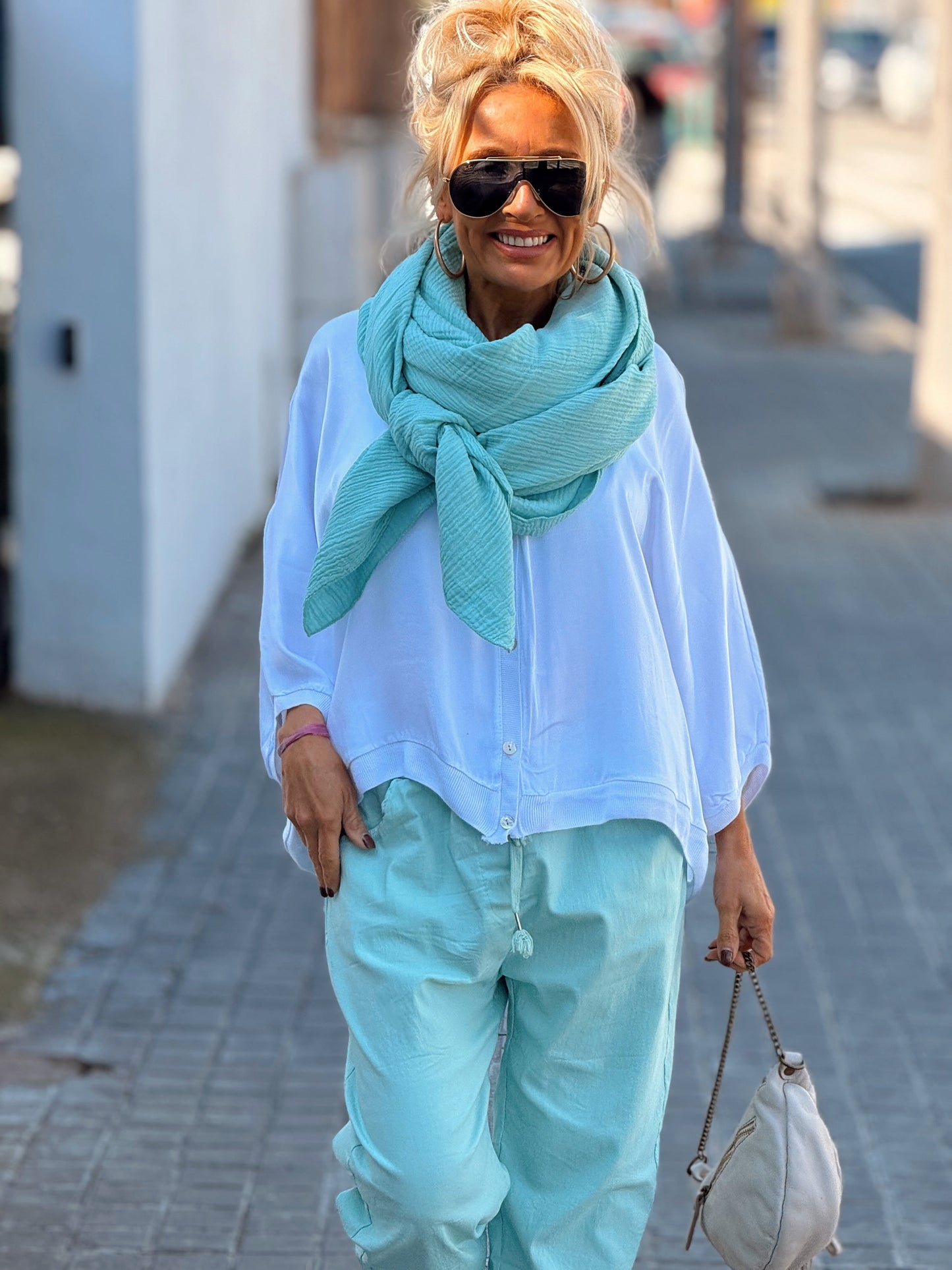 PAÑUELO PAREO PANAL MULTICOLOR