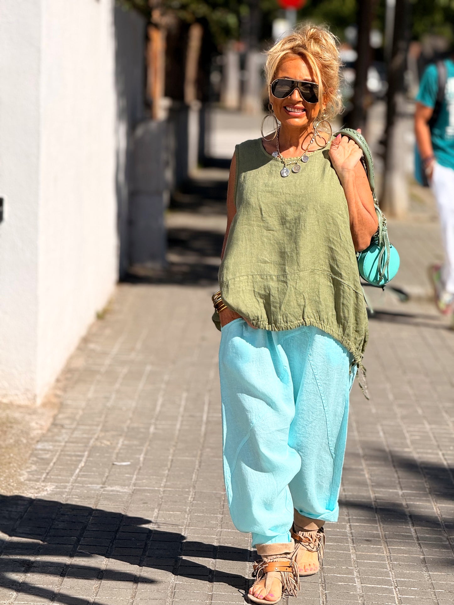 BLUSA LINO ARTHUR MULTICOLOR