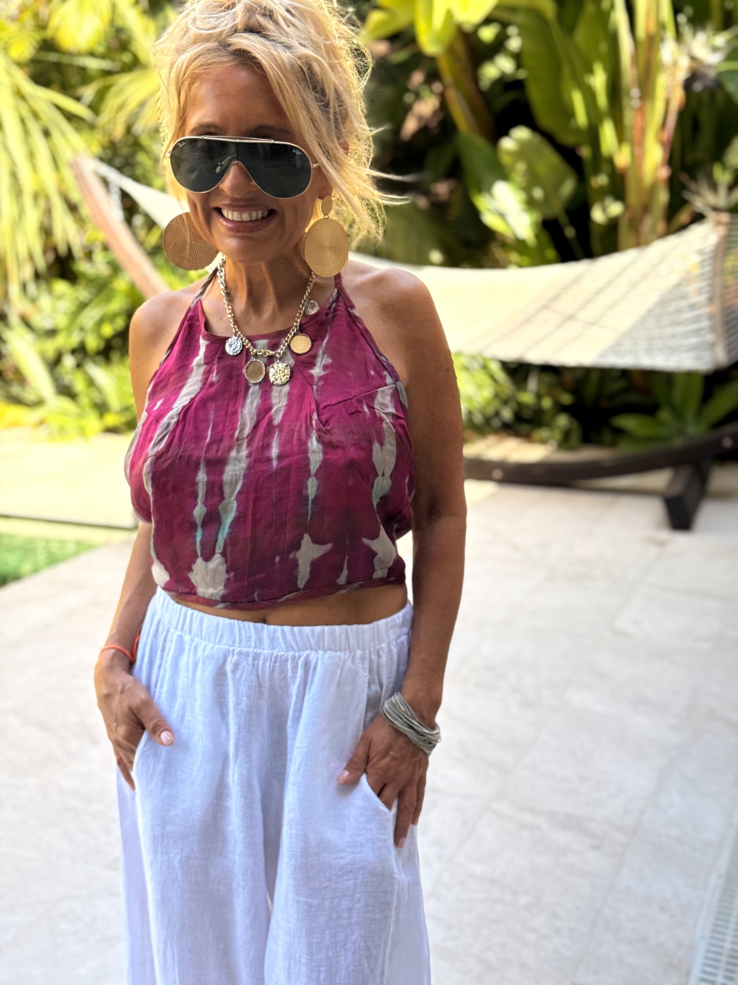TOP CORTO INDY MULTICOLOR