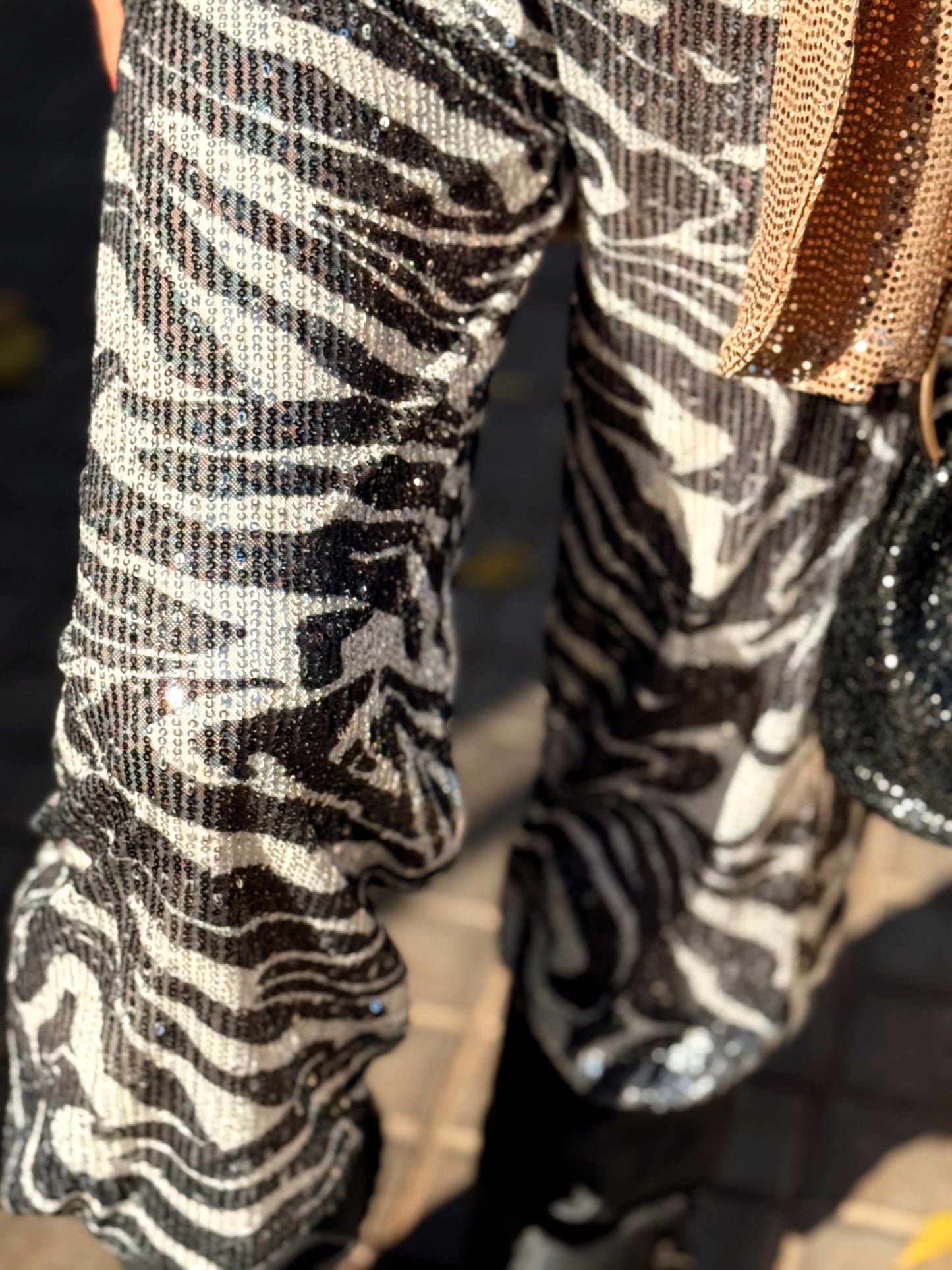 PANTALÓN LENTEJUELAS ZEBRA