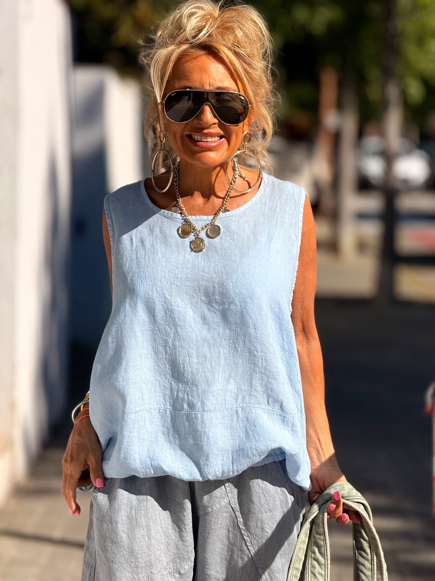 BLUSA LINO ARTHUR MULTICOLOR