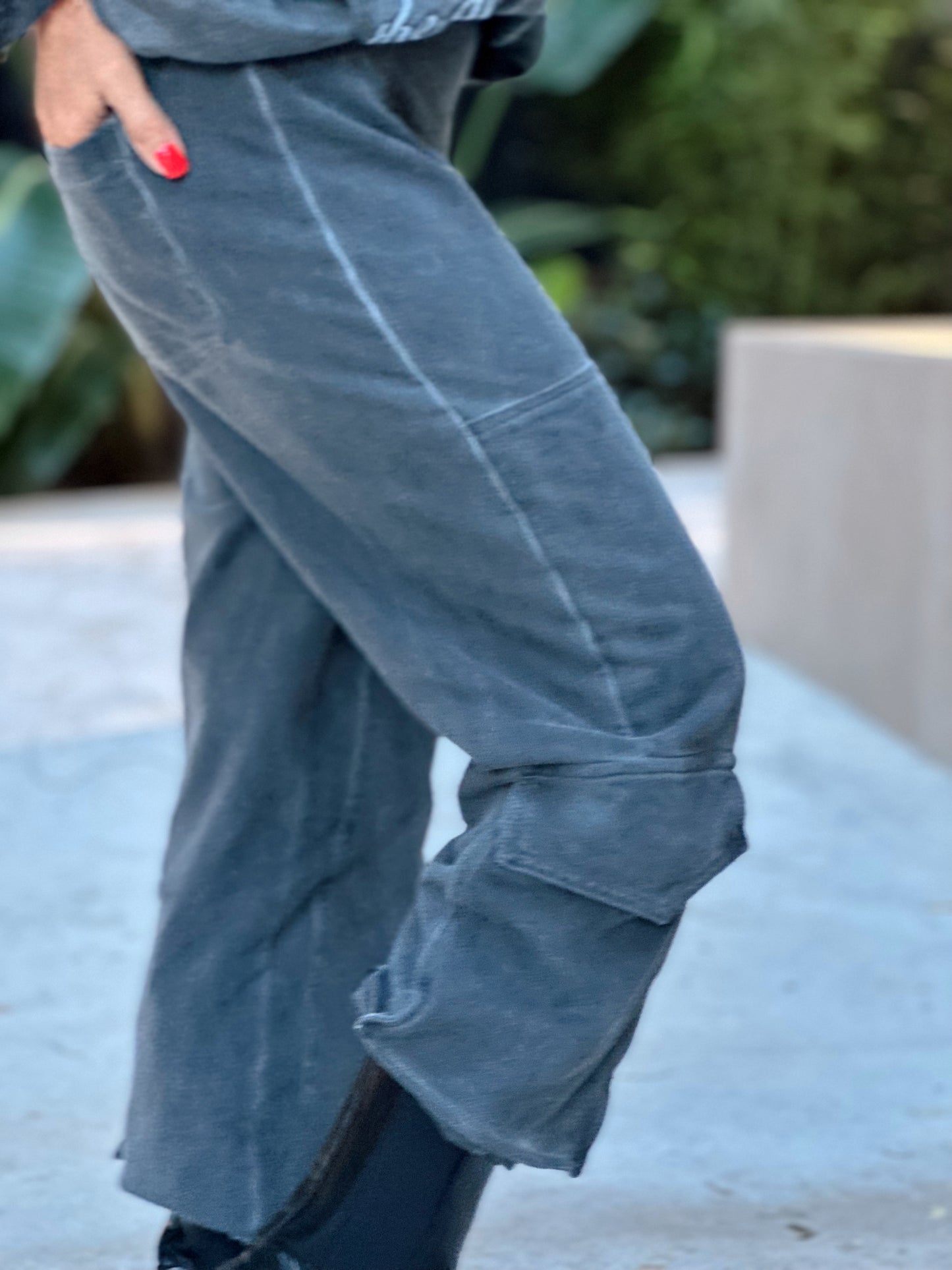 PANTALON COWBOY MANON GRIS ANTRACITA