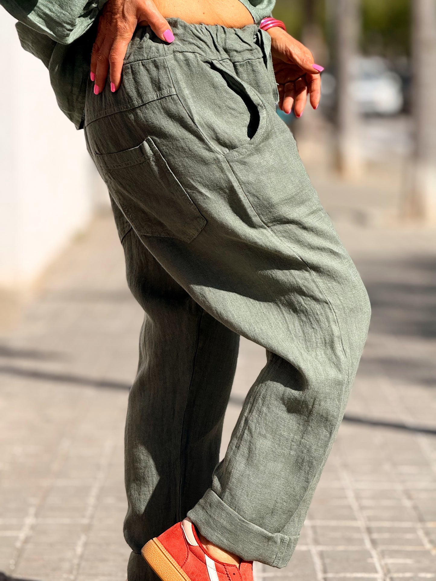 PANTALON LINO MANU