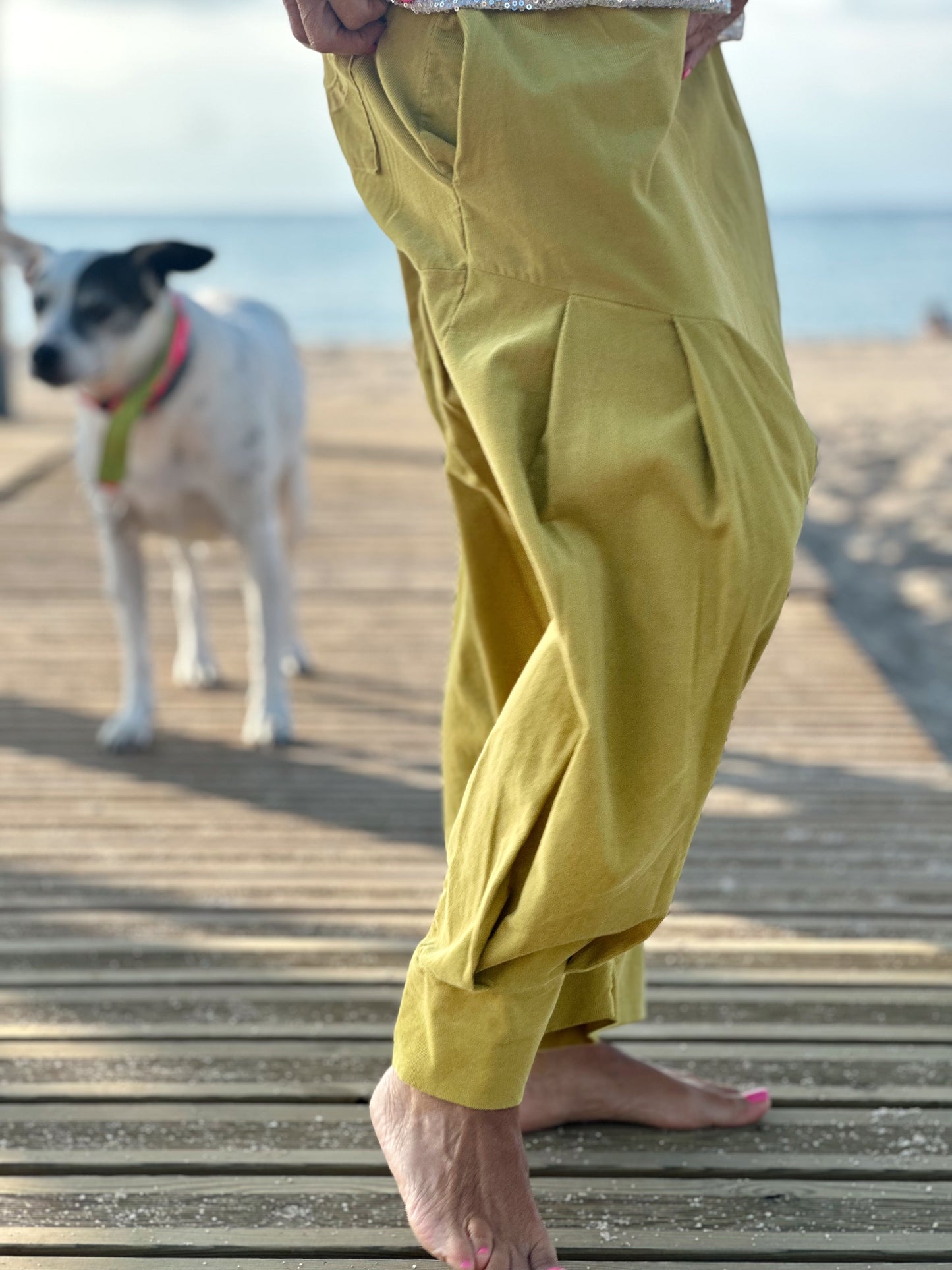 PANTALONES PANA CROPPED BAGGY OVERSIZE MULTICOLOR