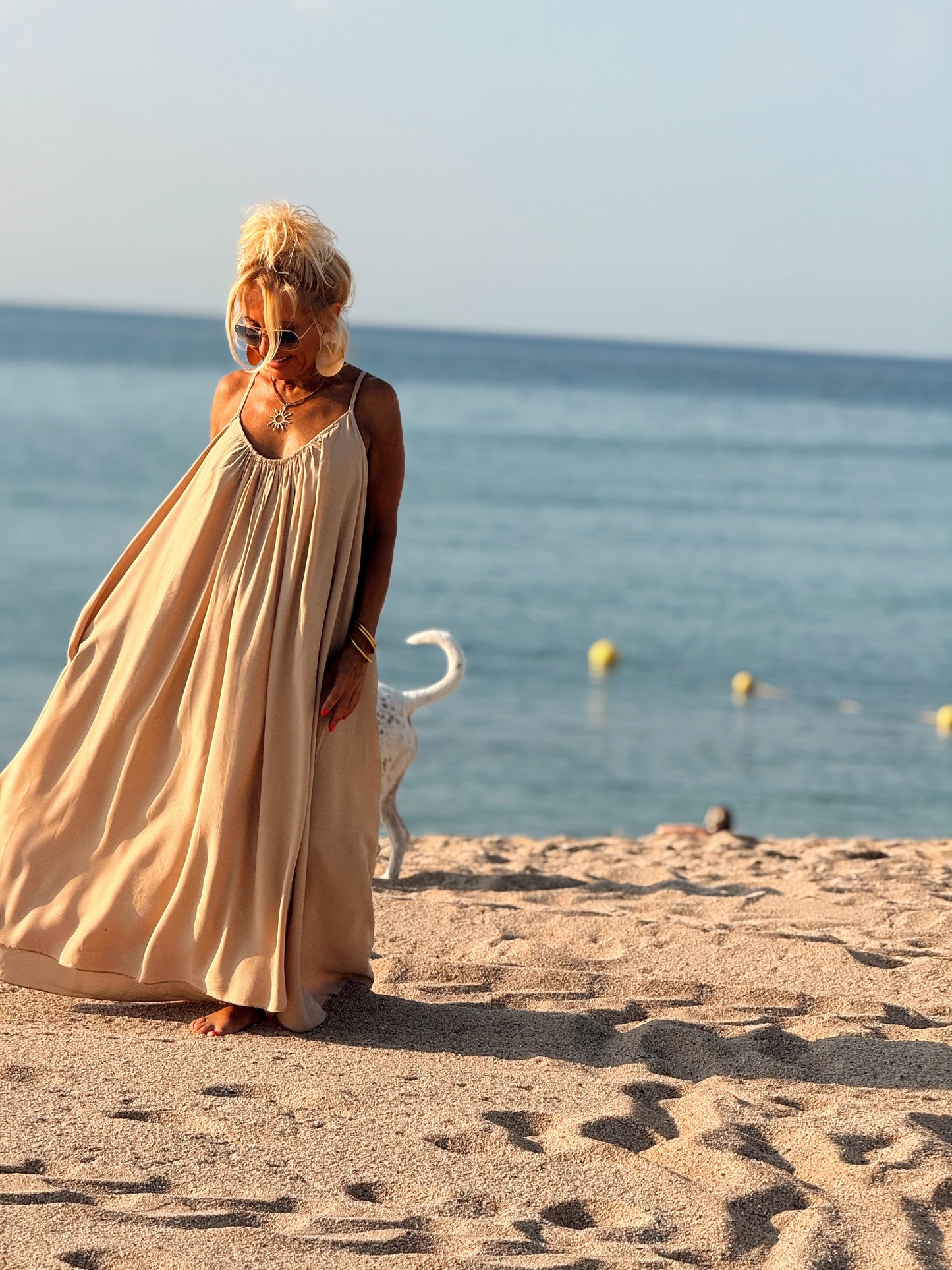 VESTIDO OVERSIZE AENOR CAMEL