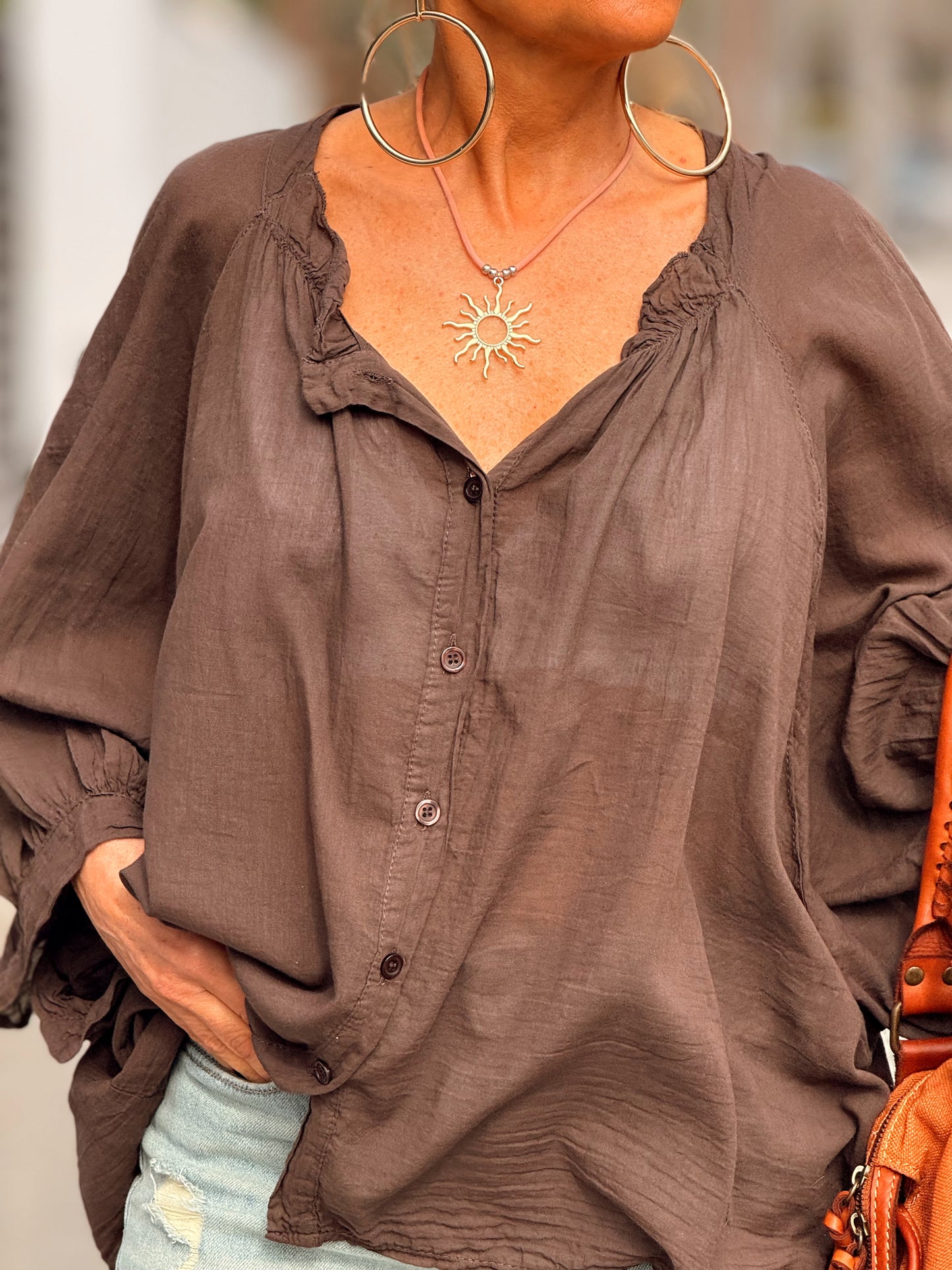 BLUSA OVERSIZE NINA MULTICOLOR