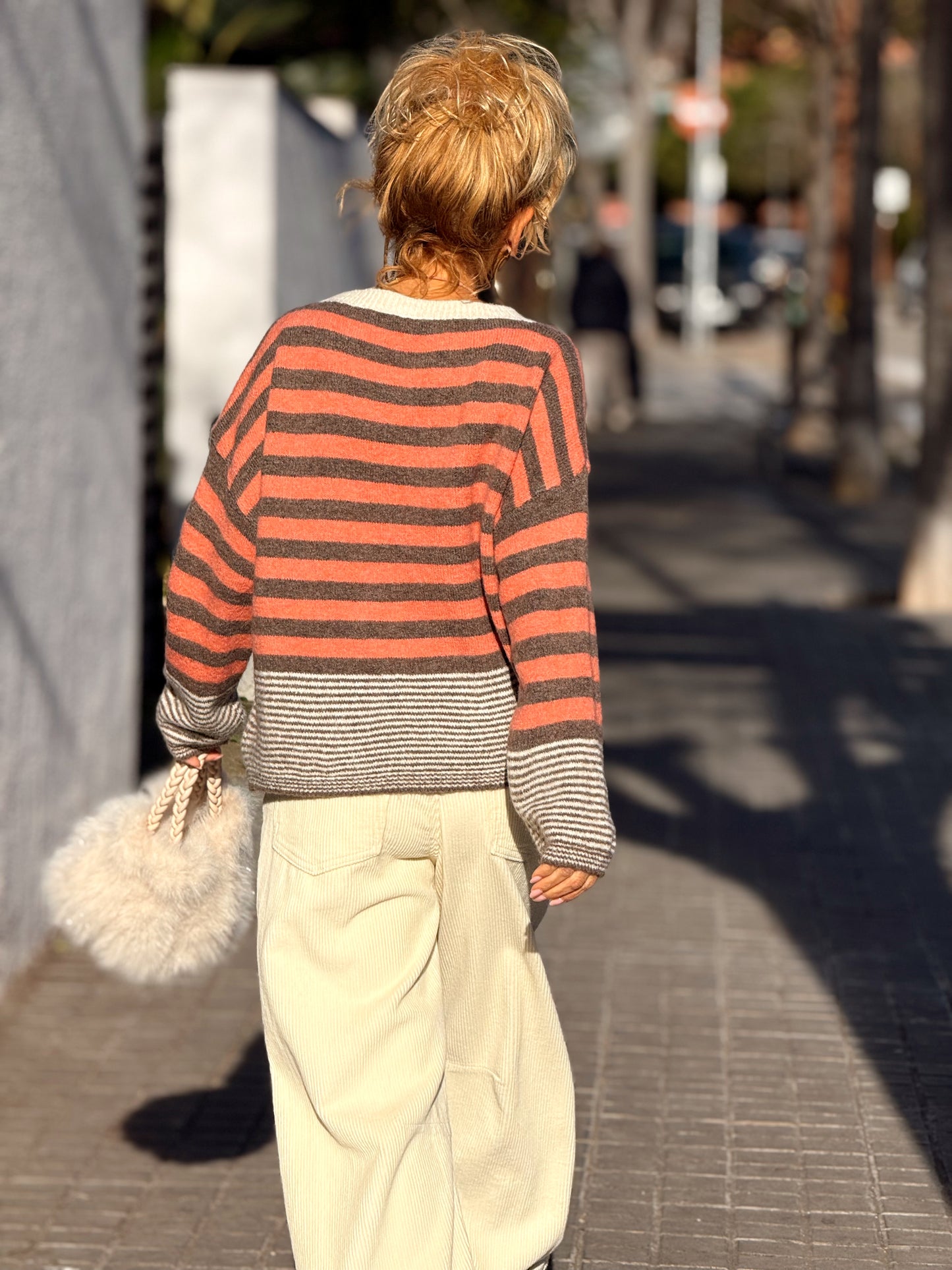 JERSEY DE PUNTO RAYAS LOLA MULTICOLOR