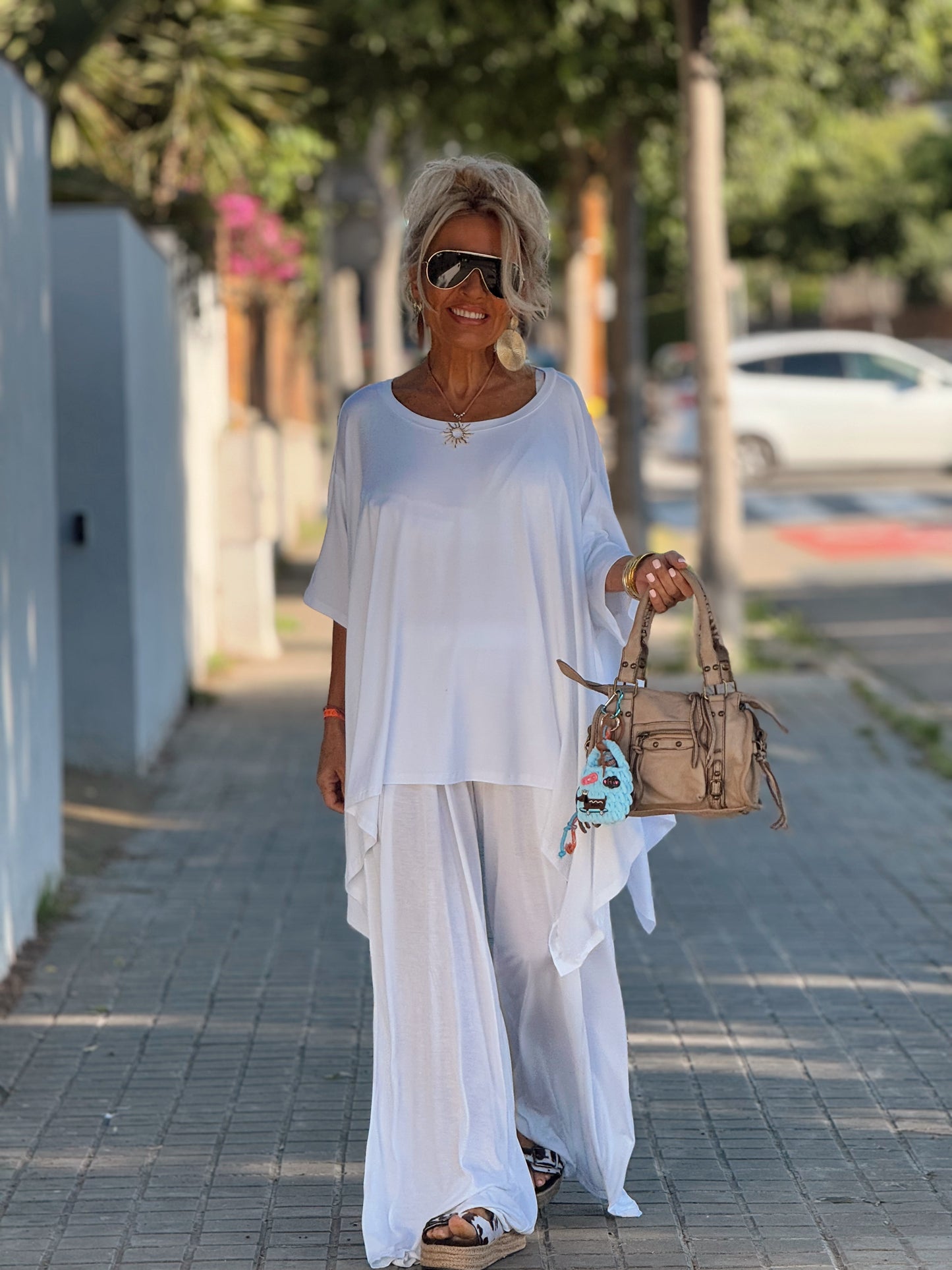 CONJUNTO OVERSIZE PANTALÓN-TÚNICA JADE BLANCO
