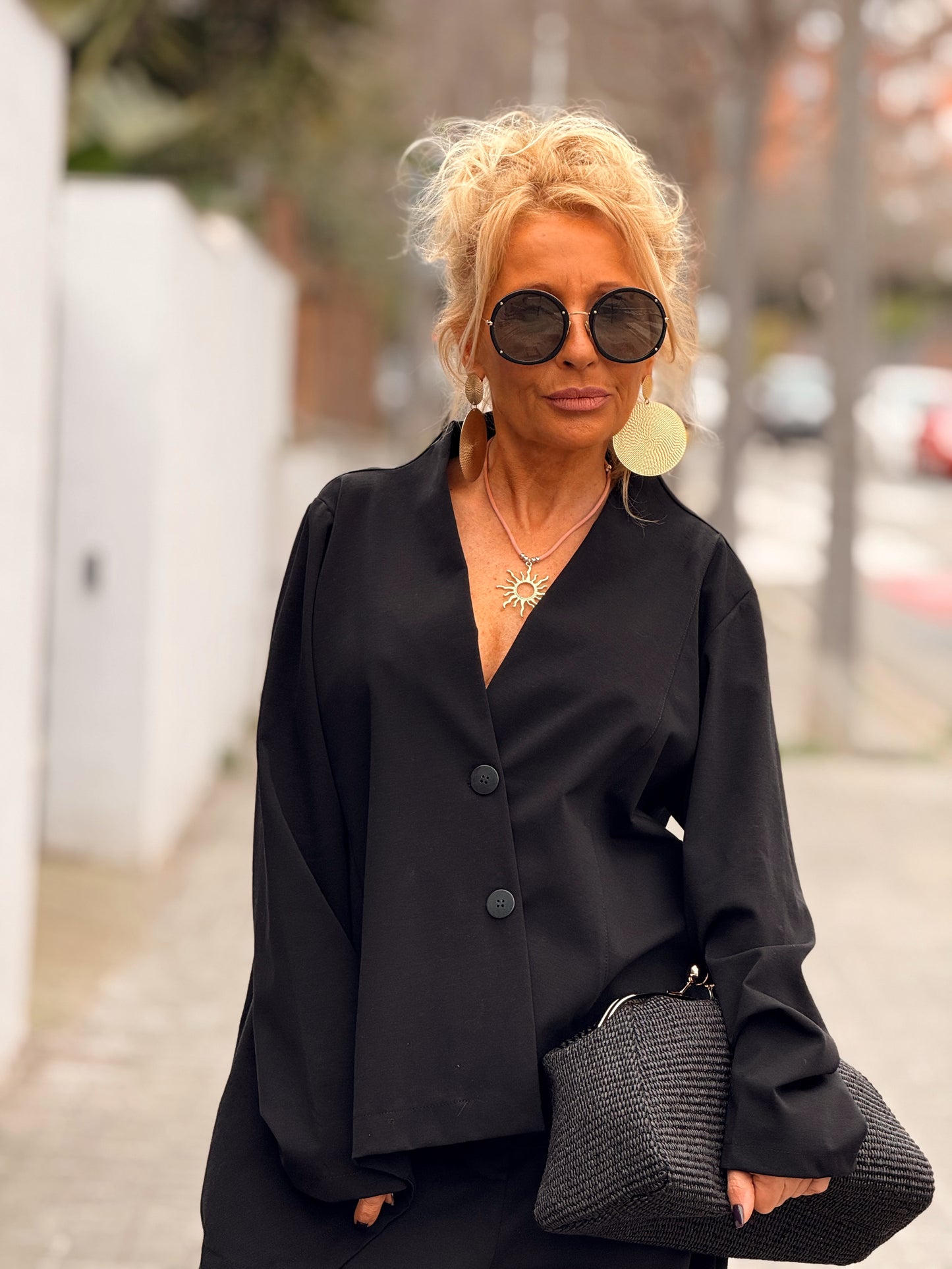 CHAQUETA ASIMÉTRICO VALERIA MULTICOLOR