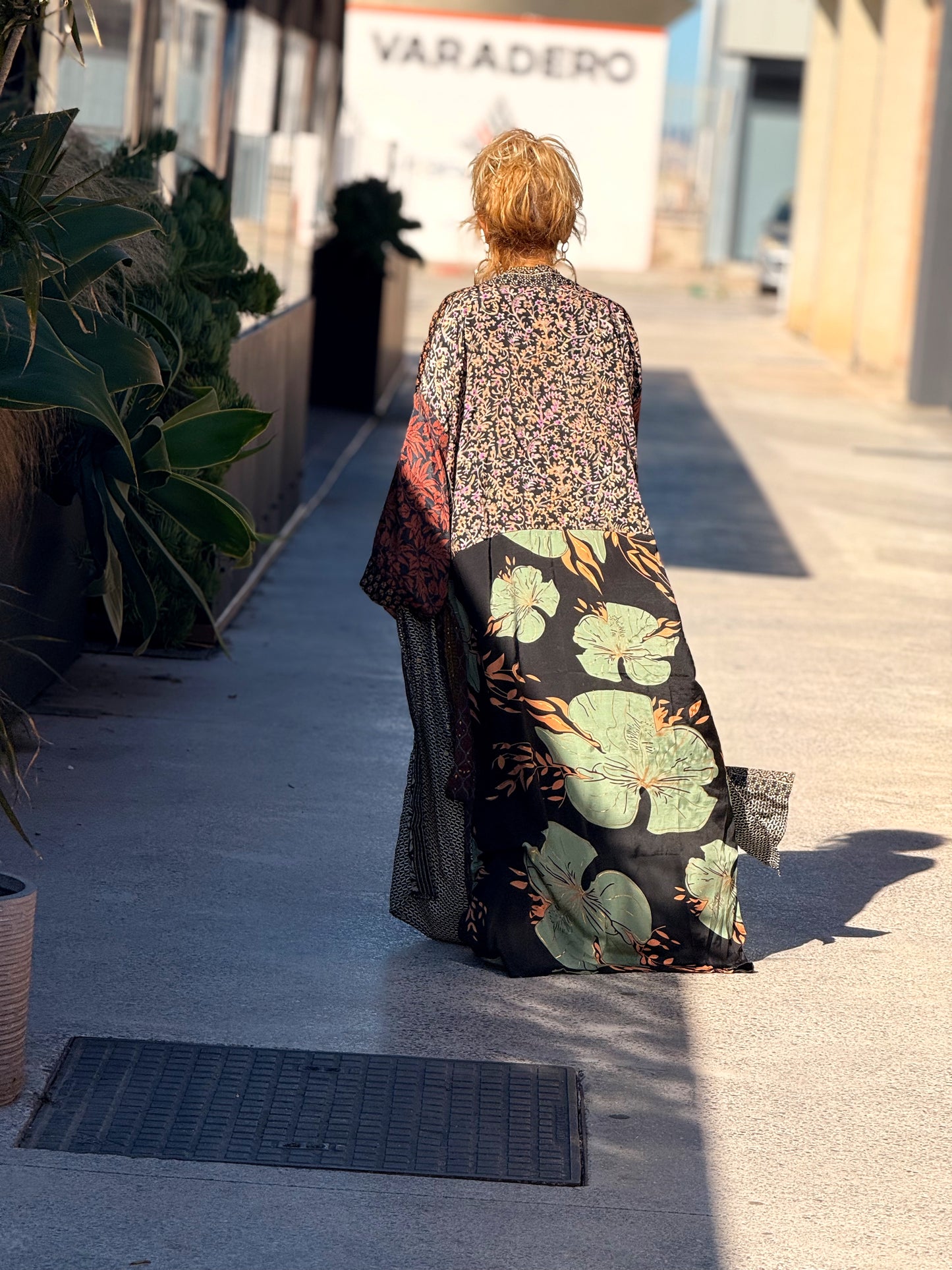 KIMONO ESTAMPADO MANGA 3/4 MULTICOLOR