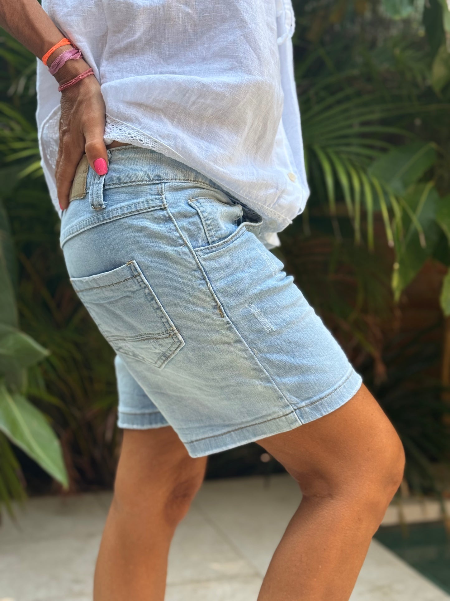 SHORT BIJOUX TEJANO CLARO