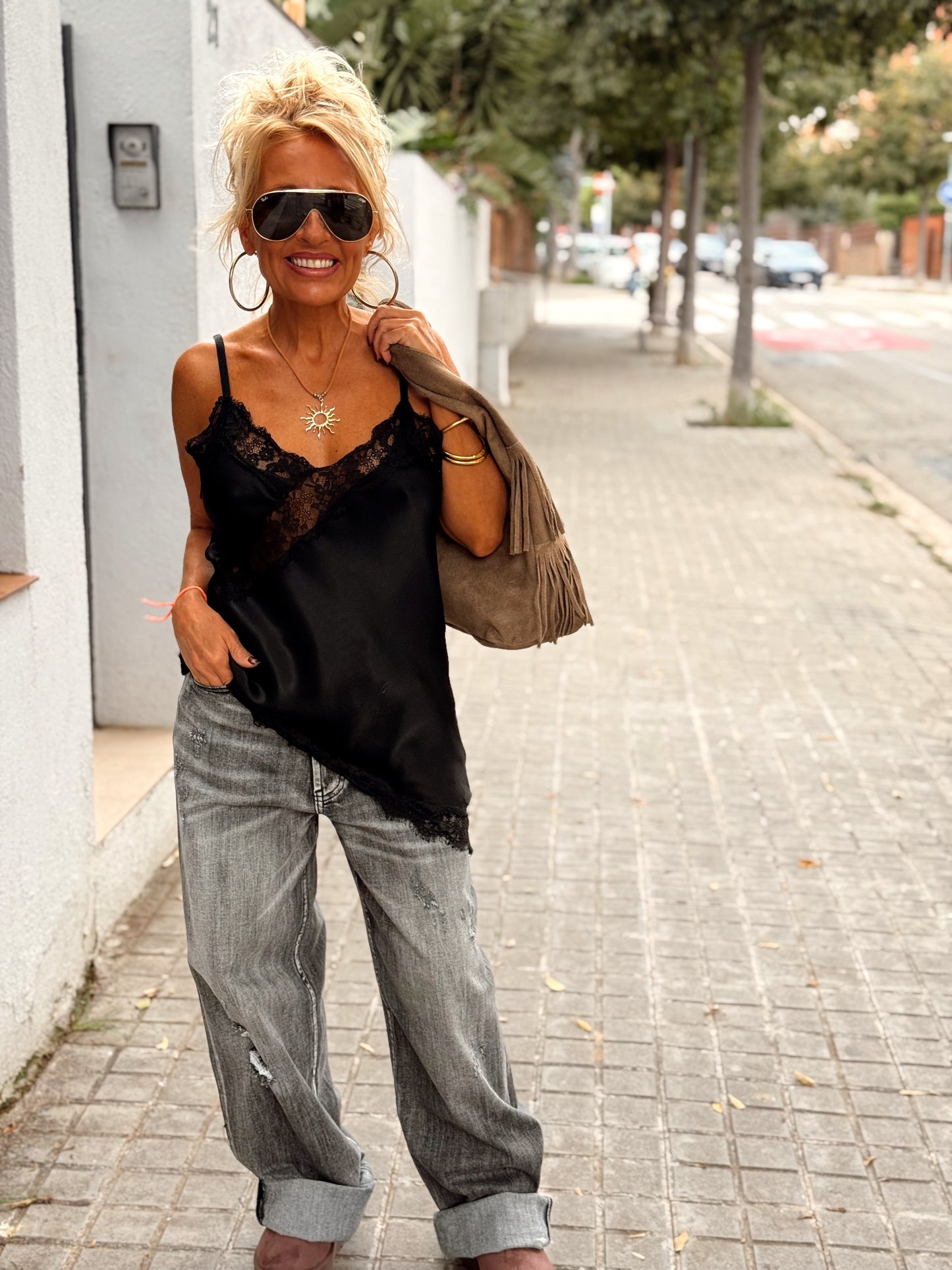 TOP LENCERO ASIMETRICO PAULINE MULTICOLOR