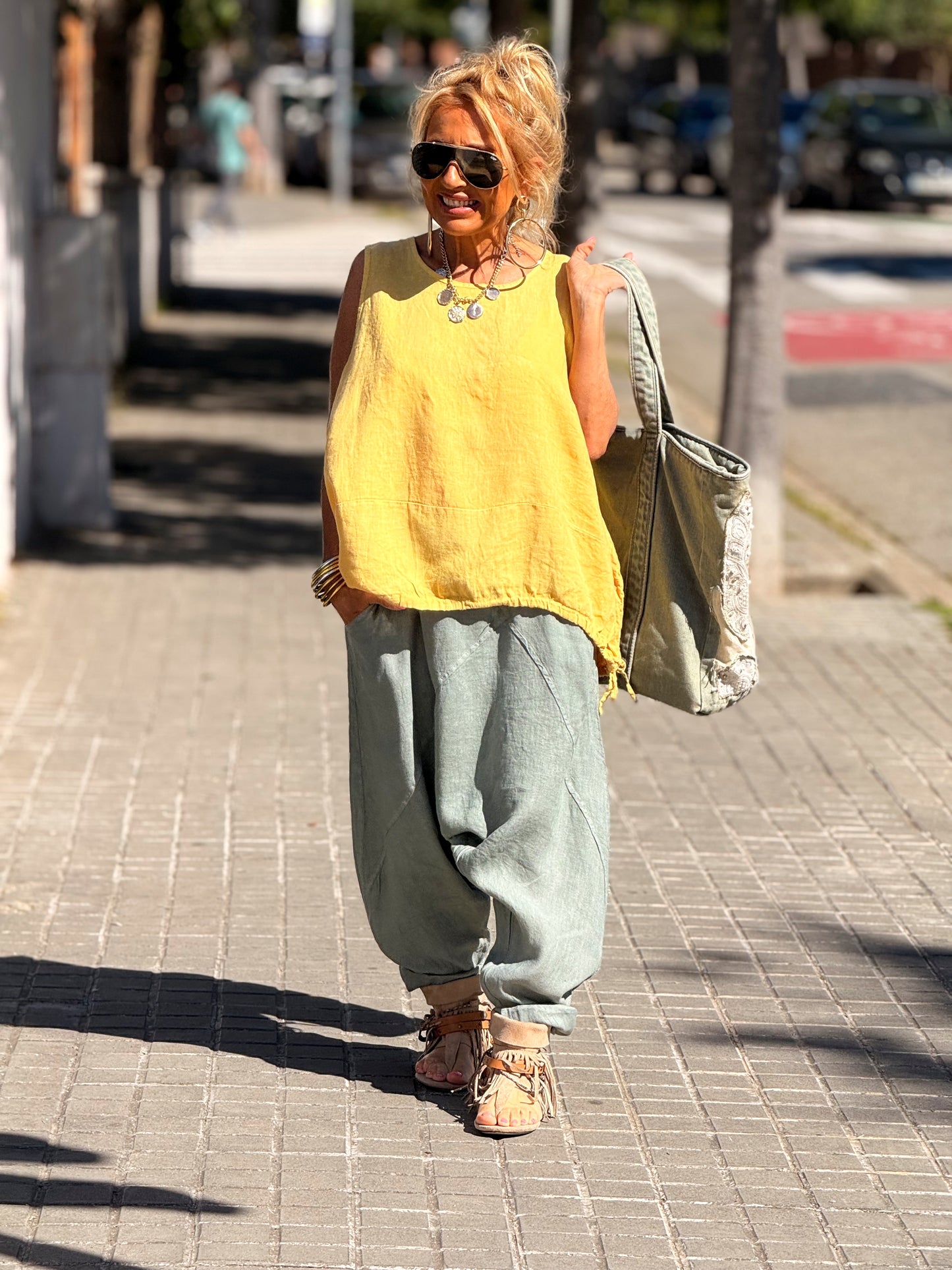 BLUSA LINO ARTHUR MULTICOLOR
