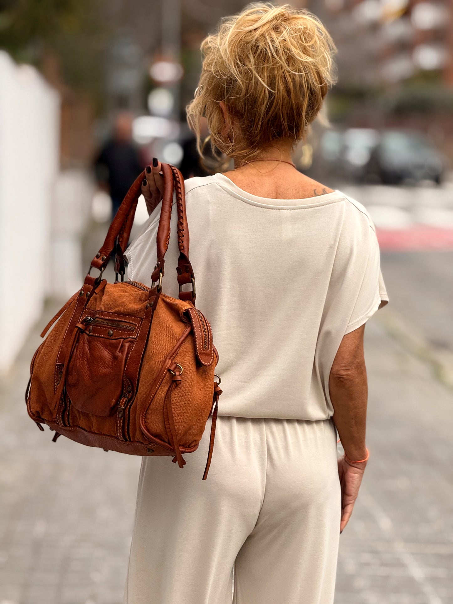 CONJUNTO PANTALON-BLUSA ALBA MULTICOLOR